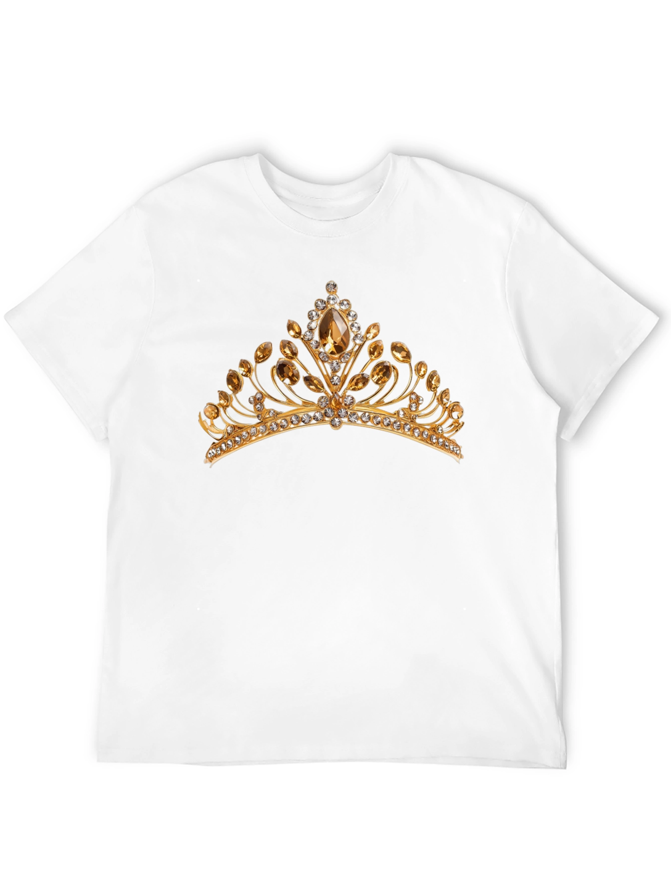 Gold Crown Graphic Black T-Shirt