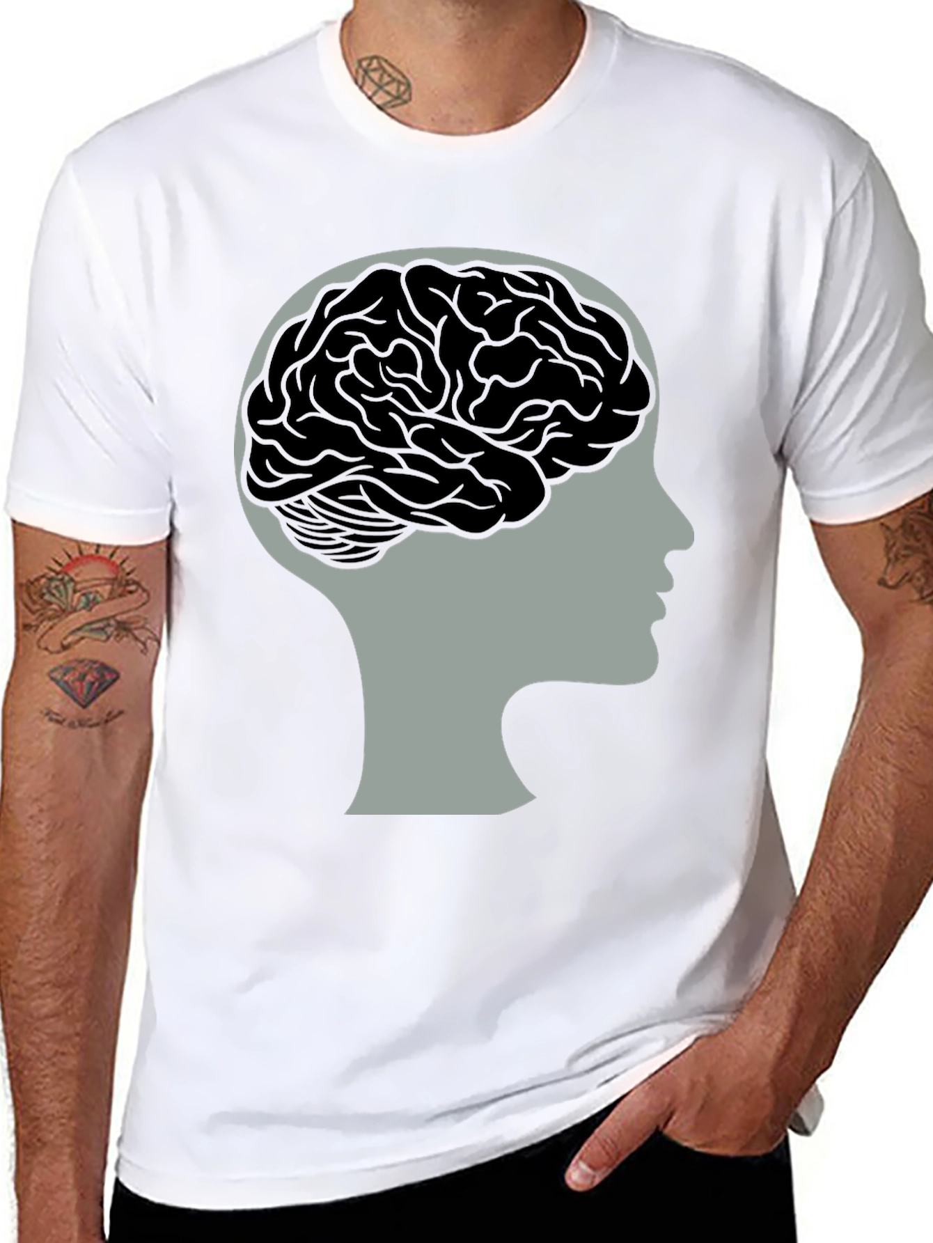 Brain Power Tee - Mens Graphic T-Shirt