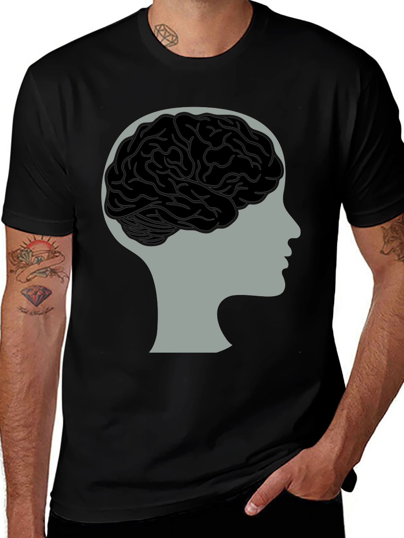 Brain Power Tee - Mens Graphic T-Shirt
