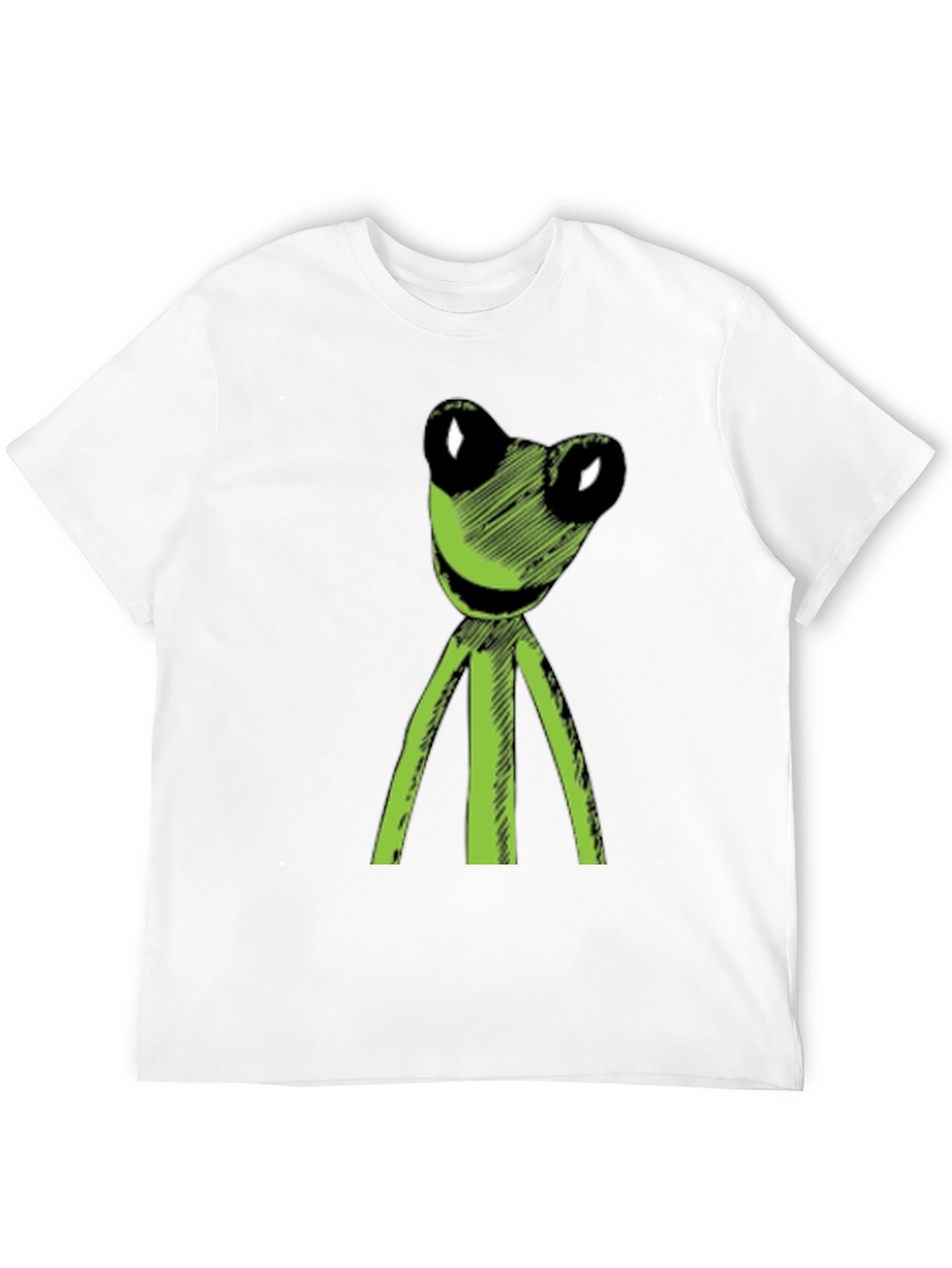 Kermit Sketch Tee - Black Relaxed Fit