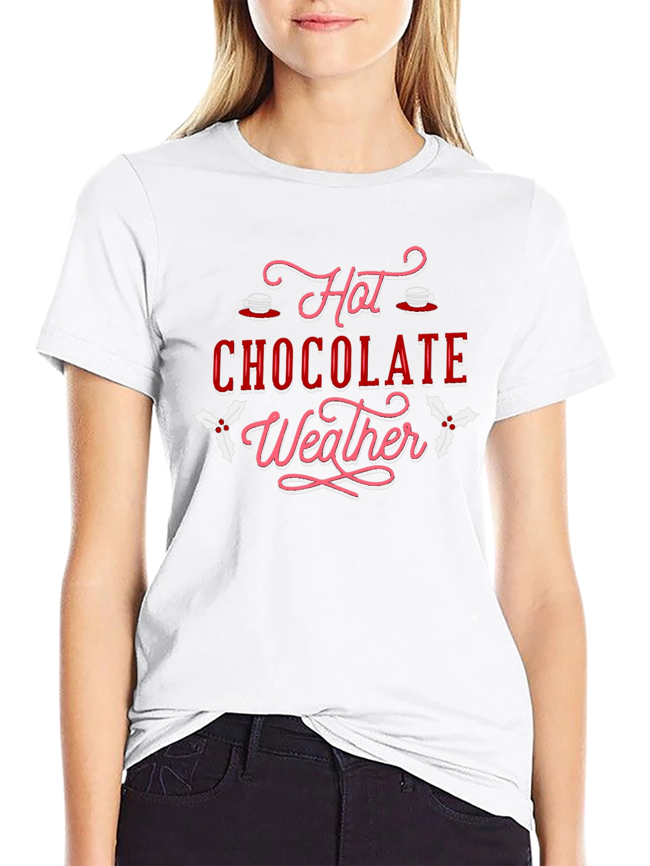 Hot Chocolate Weather Graphic T-Shirt