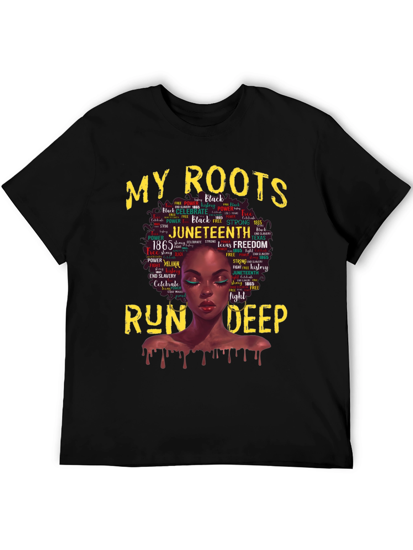 Juneteenth Roots T-Shirt - Black Pride