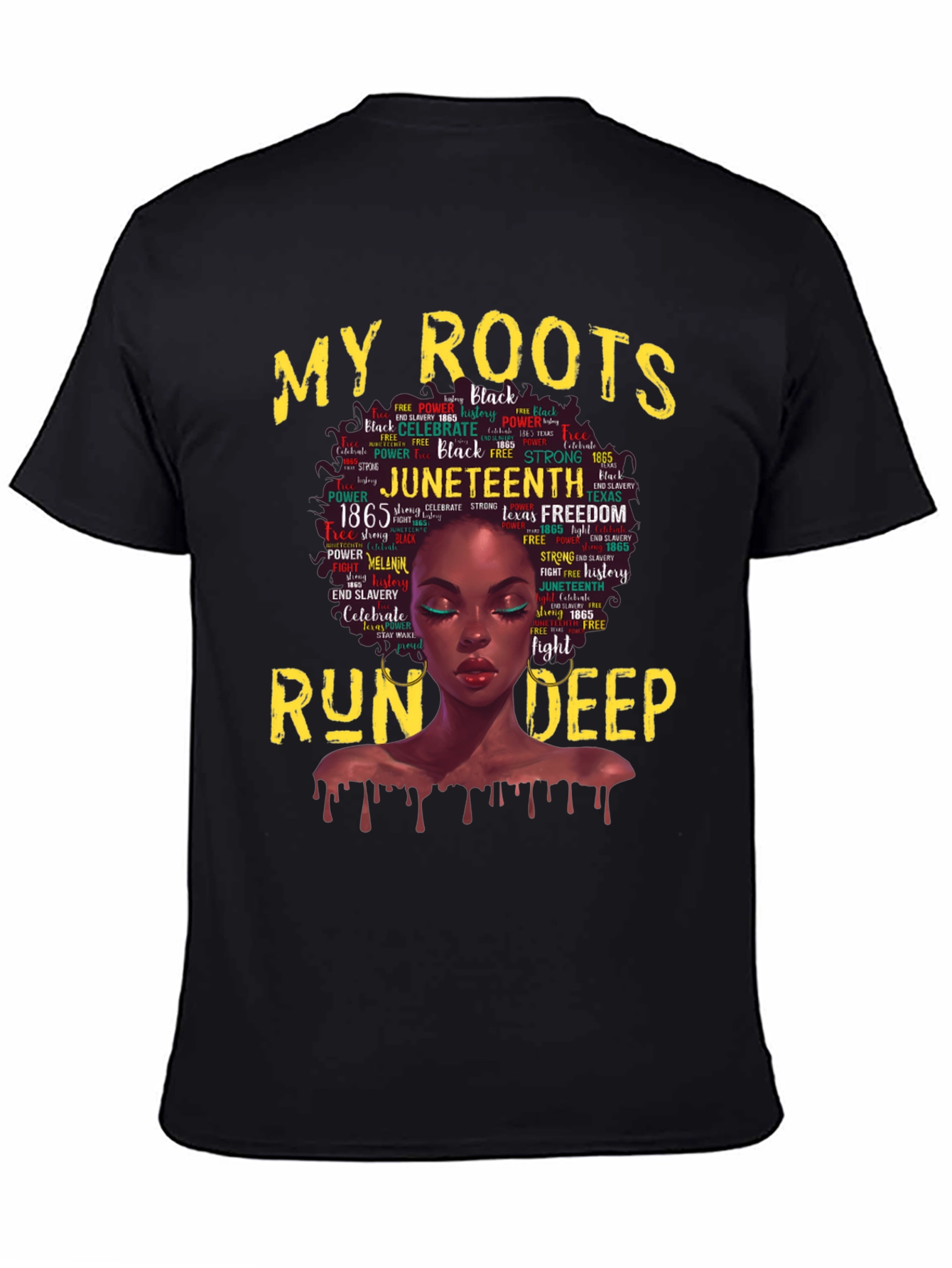 Juneteenth Roots T-Shirt - Black Pride