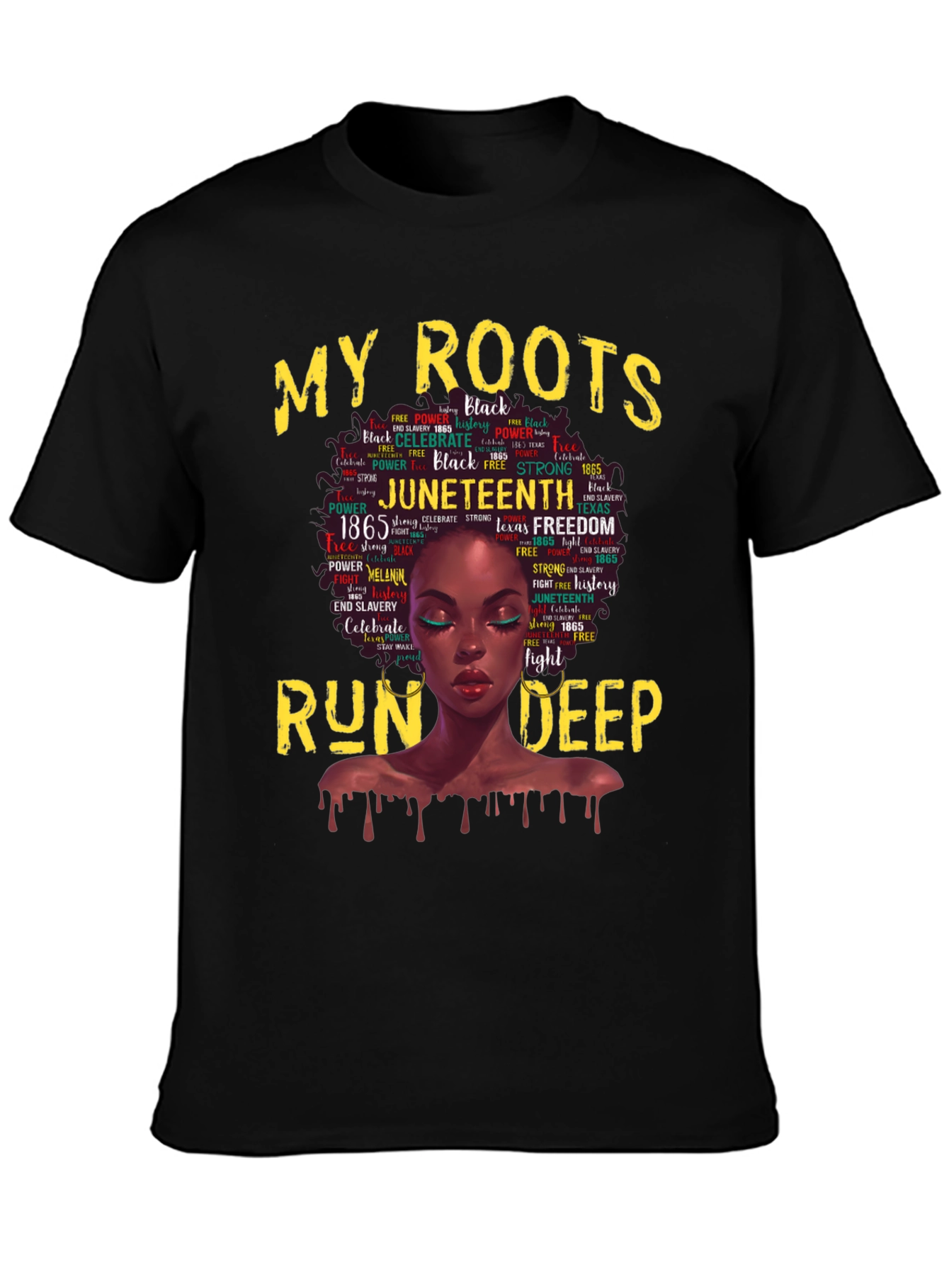 Juneteenth Roots T-Shirt - Black Pride