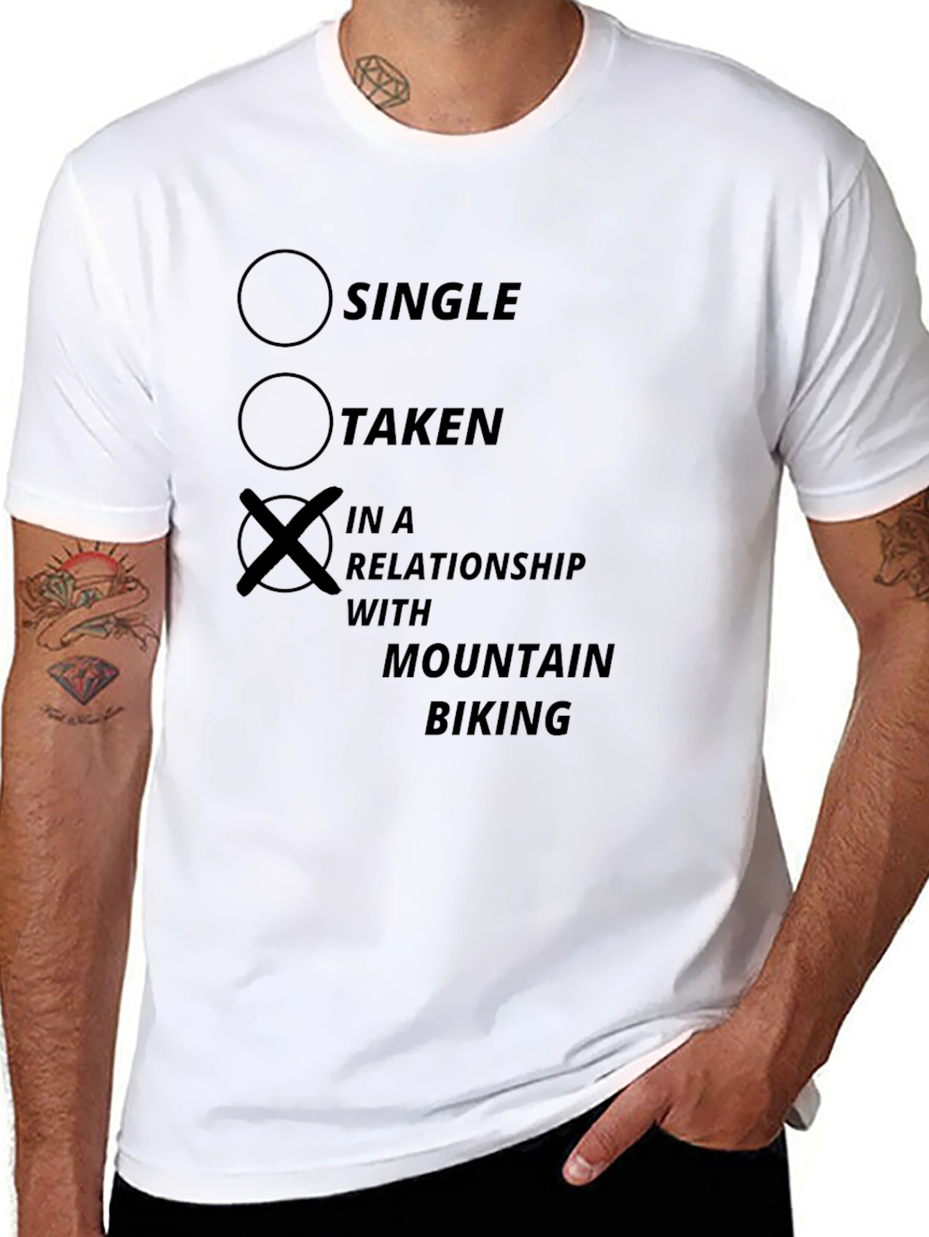 Mountain Biking Relationship T-Shirt