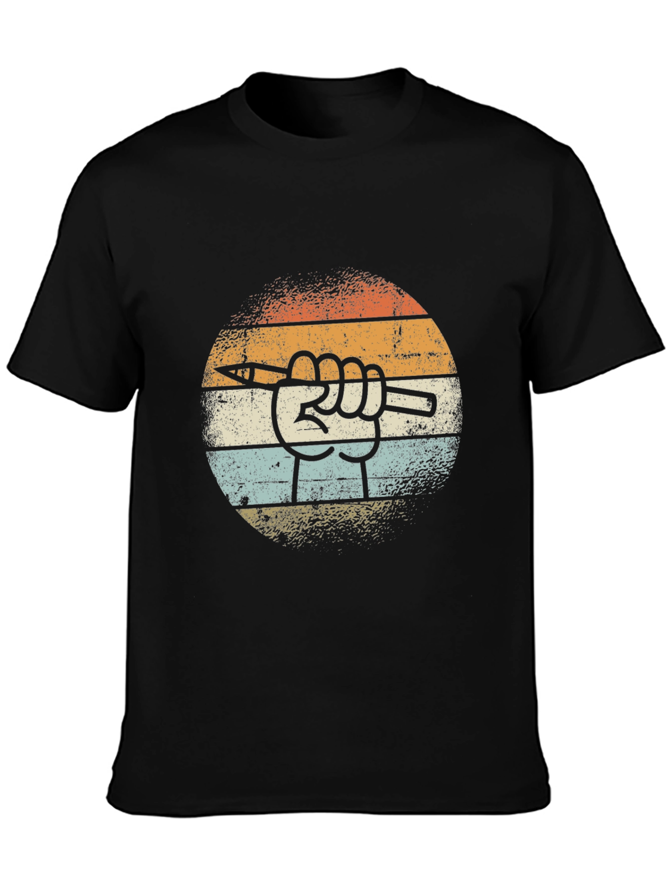Retro Artist Hand T-Shirt