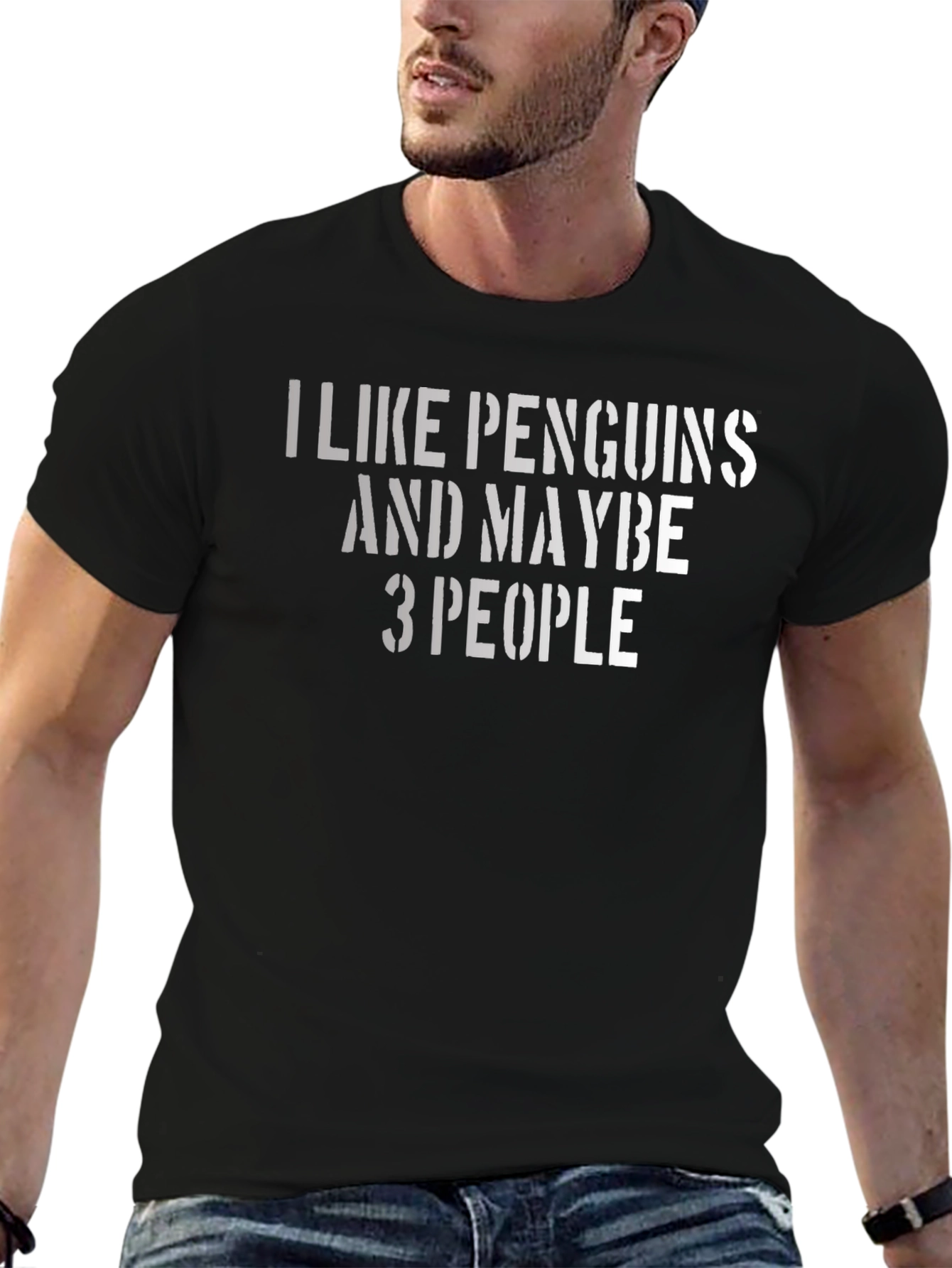 Penguins & Maybe 3 People Graphic Tee