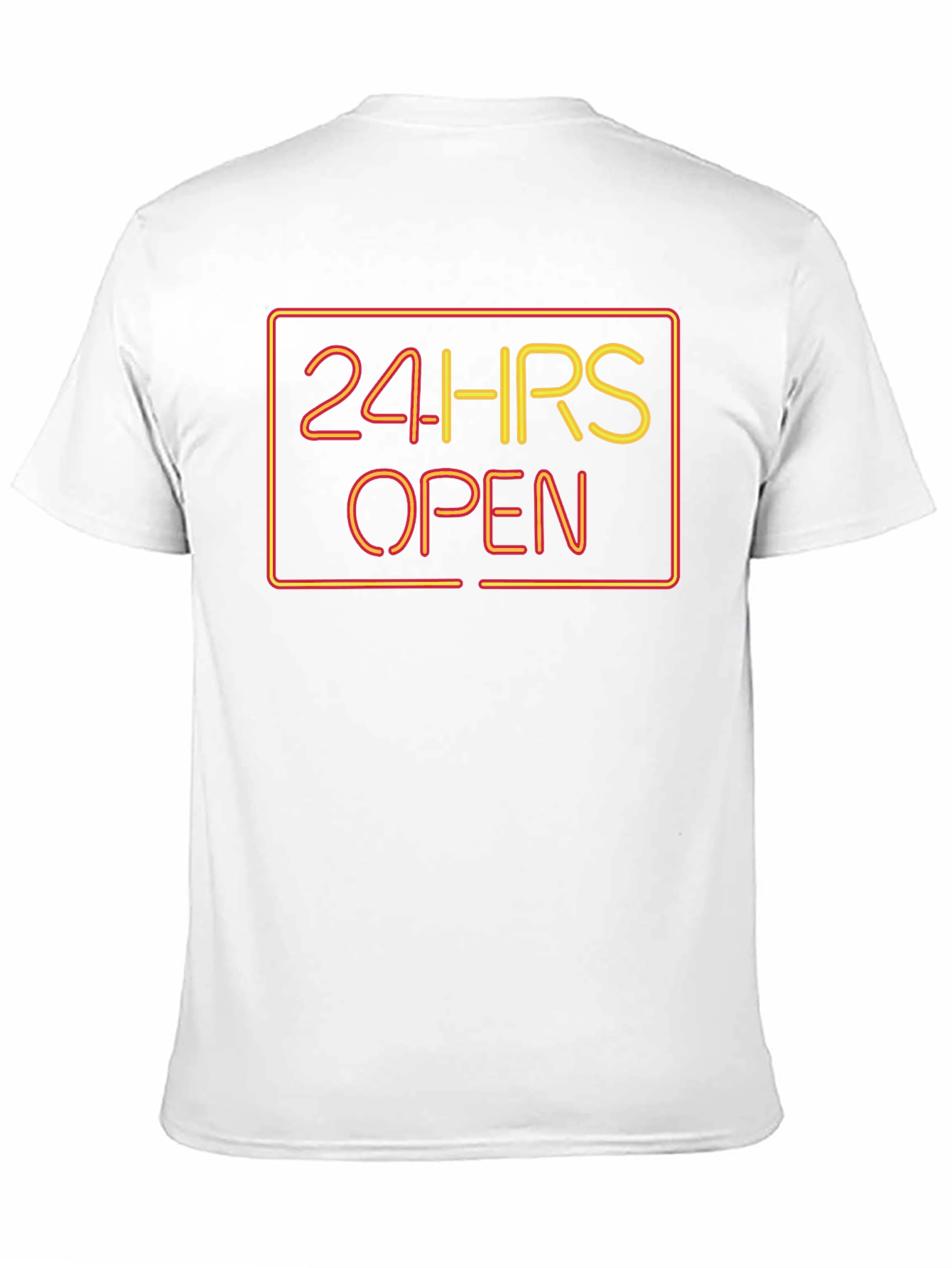 24 HRS Open Graphic Tee - Soft Black T-Shirt