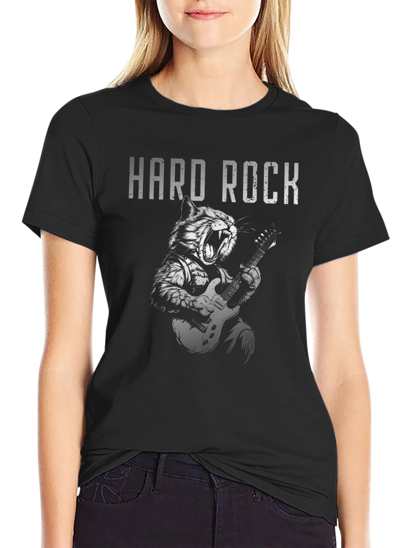 Hard Rock Cat T-Shirt - Graphic Tee