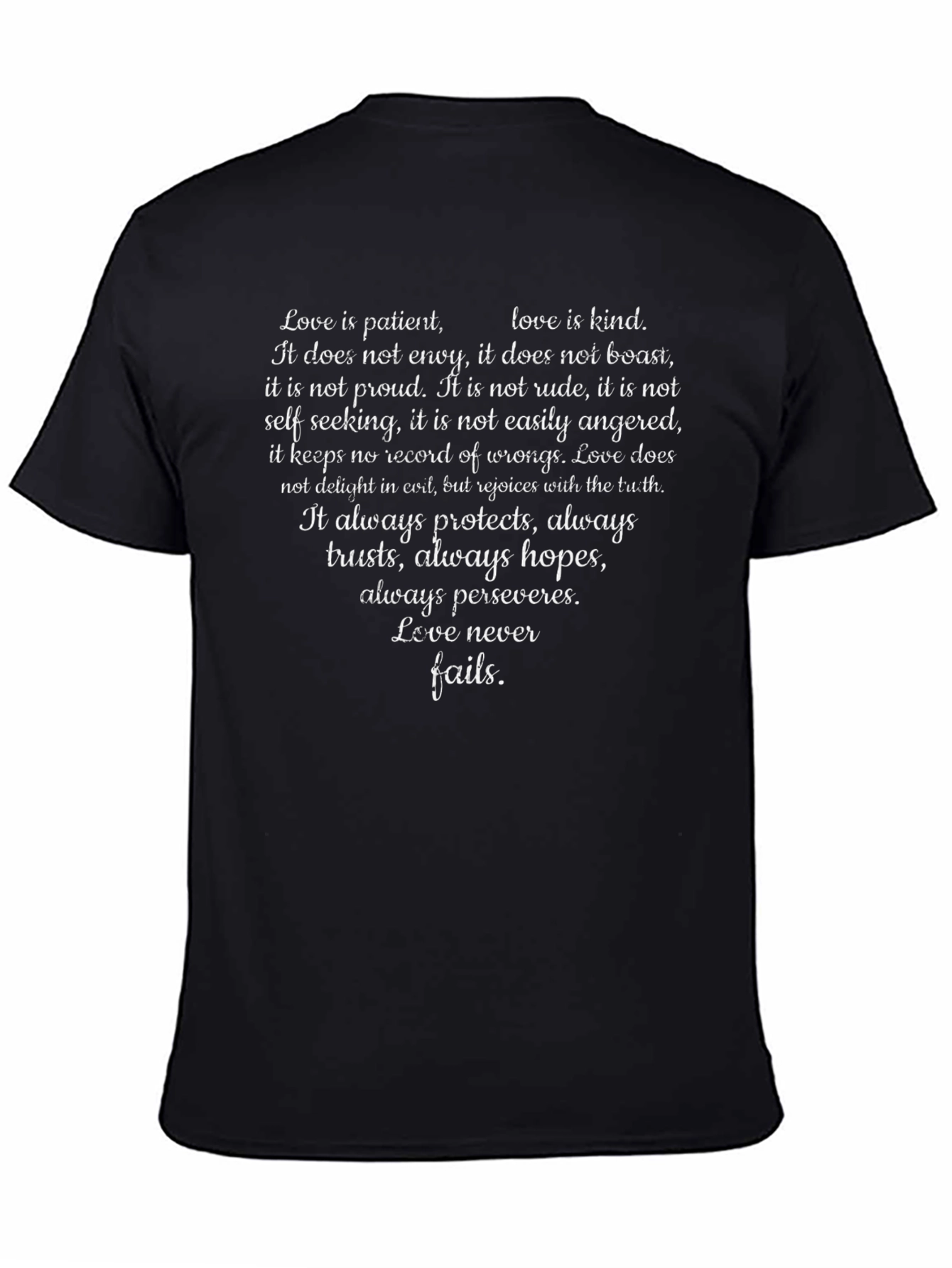 Love Is Patient T-Shirt - Inspirational Quote Tee