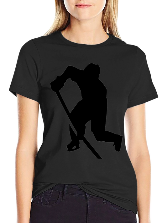 Hockey Player Graphic T-Shirt