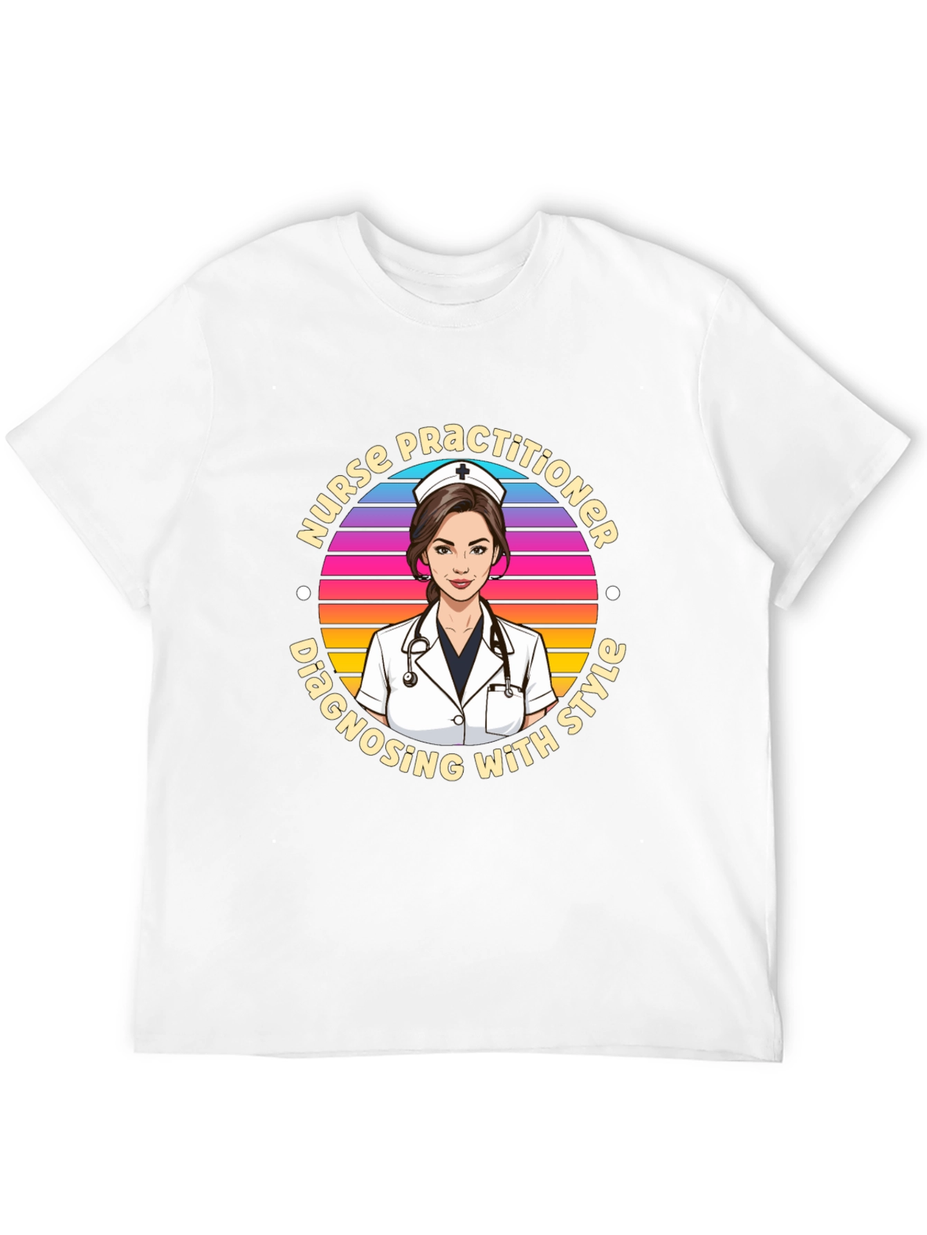 Nurse Practitioner Style Graphic T-Shirt