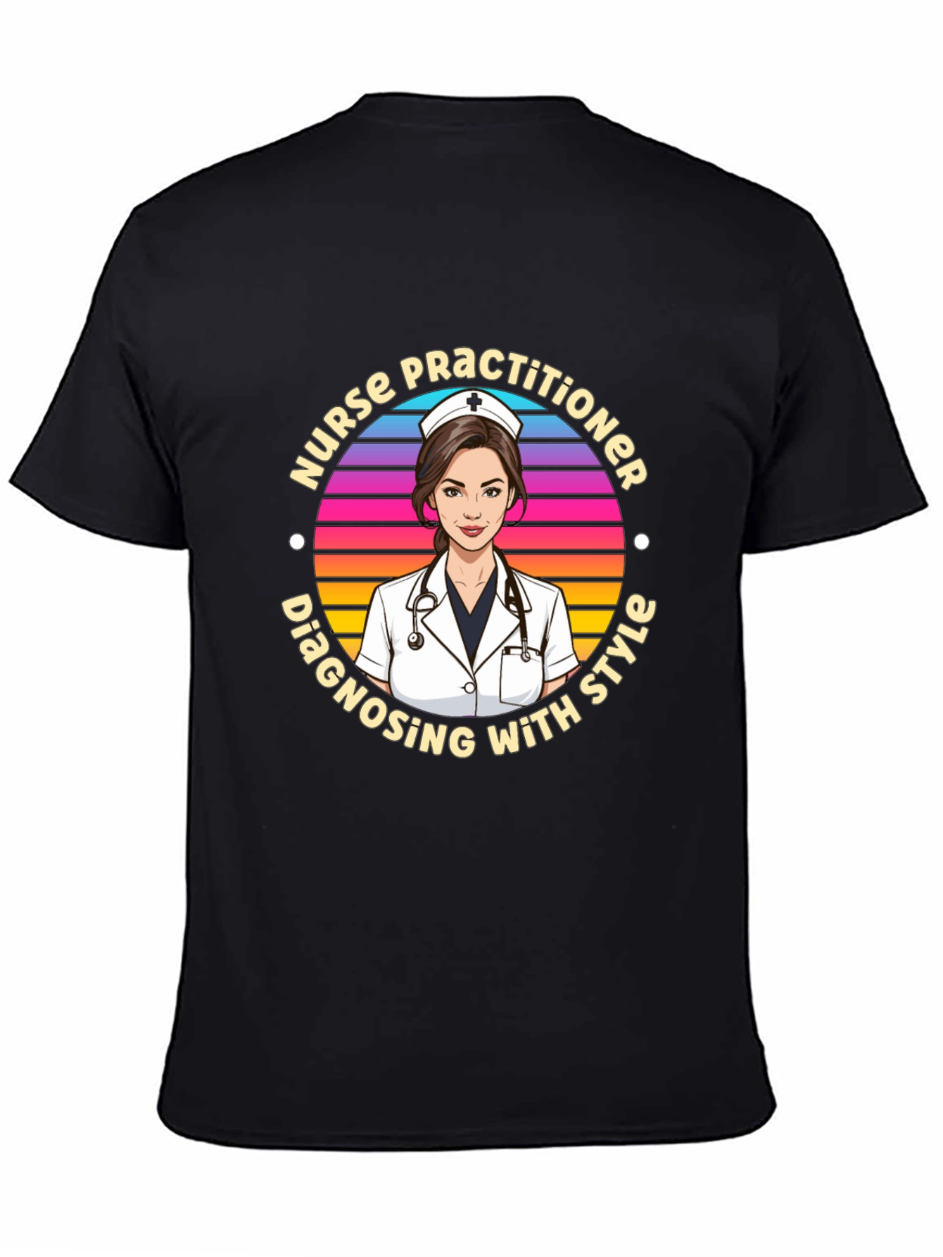 Nurse Practitioner Style Graphic T-Shirt