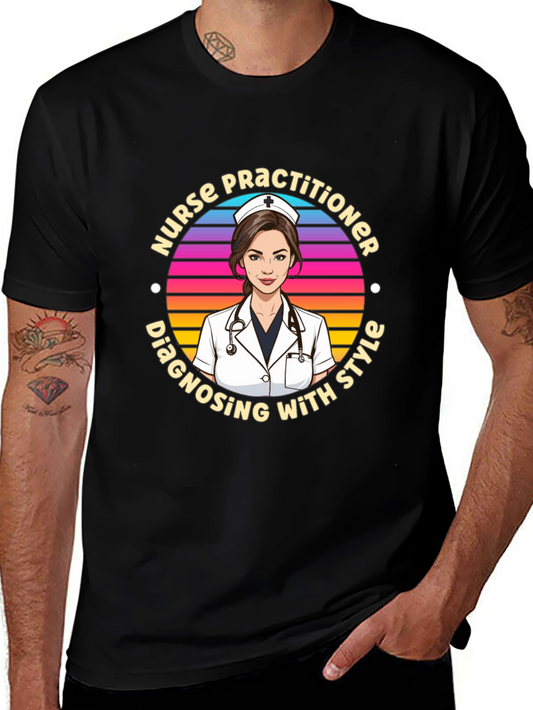 Nurse Practitioner Style Graphic T-Shirt