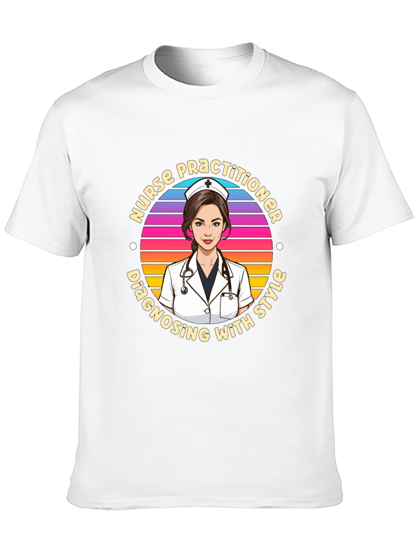 Nurse Practitioner Style Graphic T-Shirt
