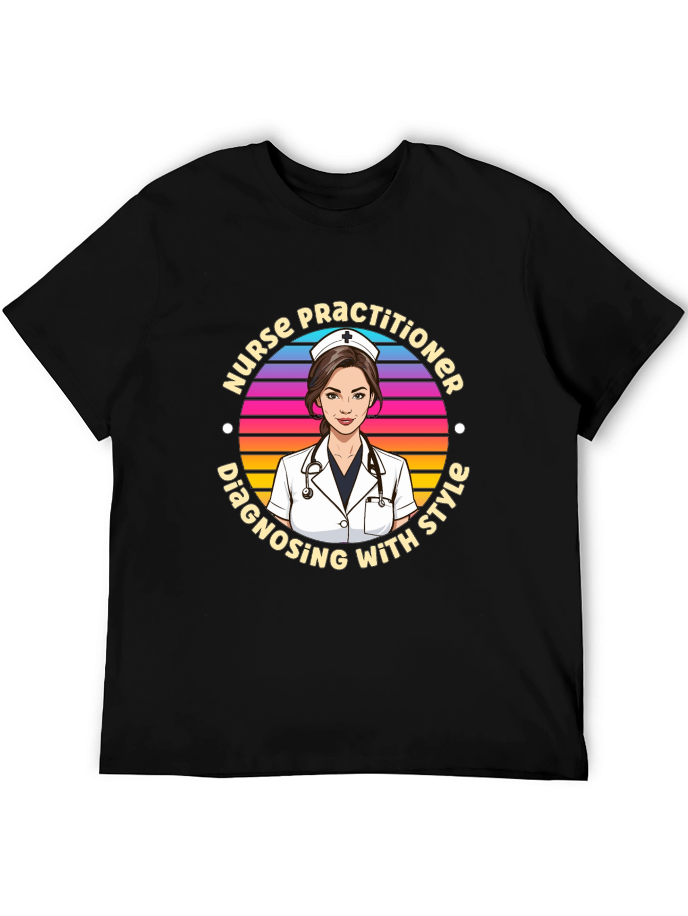 Nurse Practitioner Style Graphic T-Shirt
