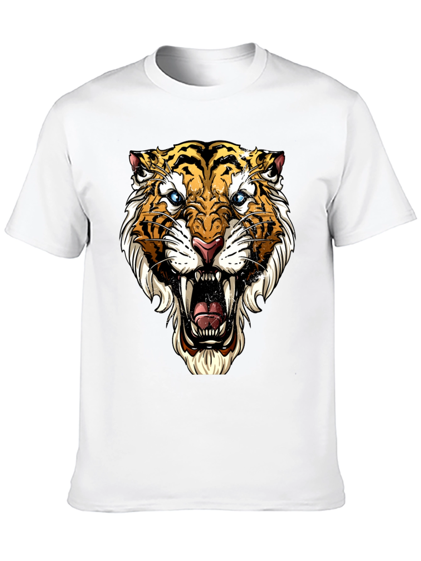 Roaring Tiger Graphic Tee - Bold Black T-Shirt