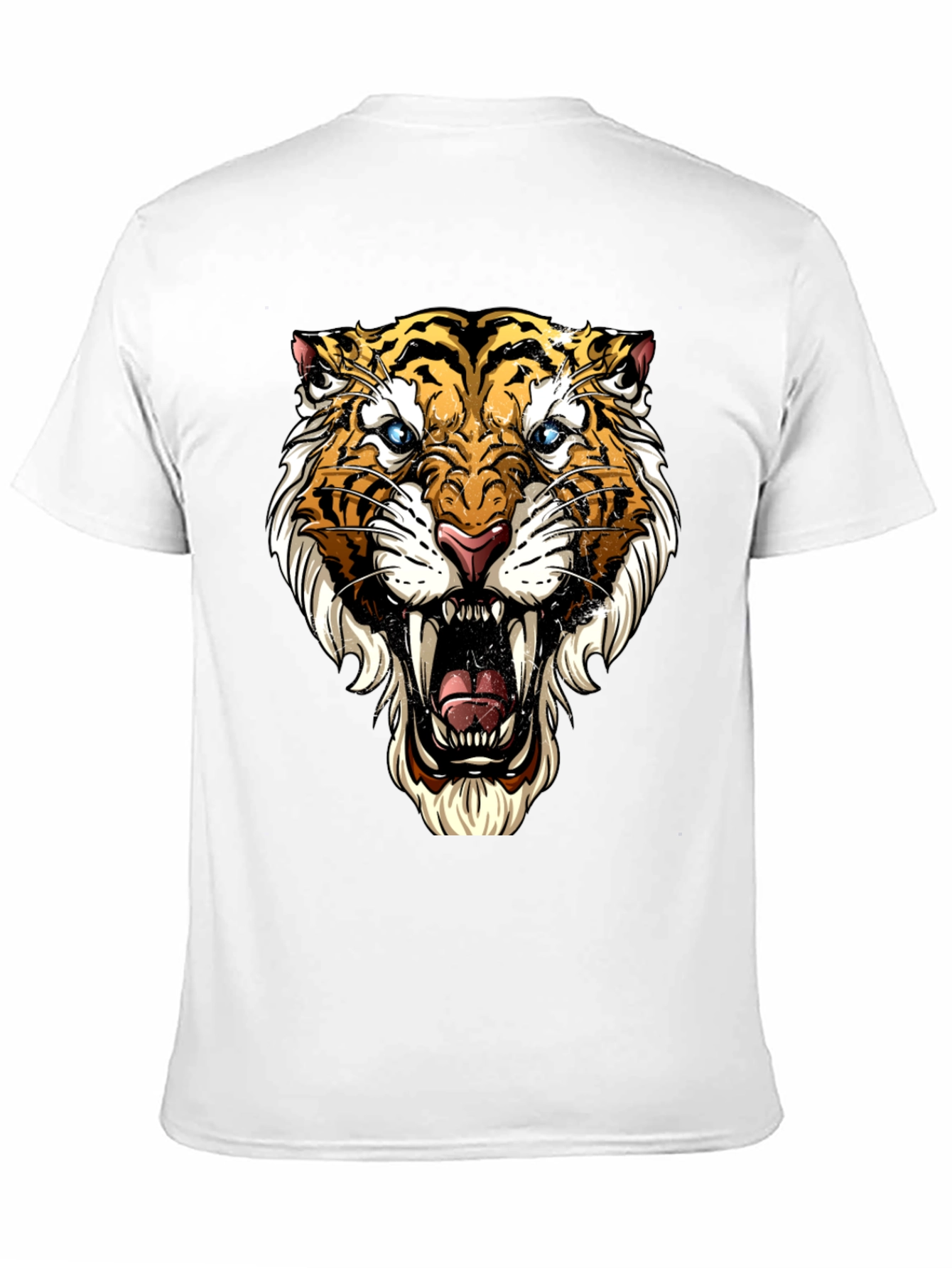 Roaring Tiger Graphic Tee - Bold Black T-Shirt