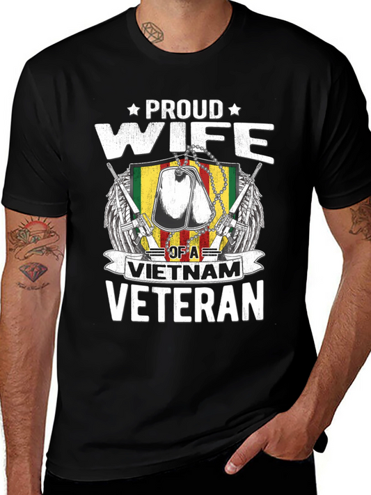Proud Wife of a Vietnam Veteran T-Shirt