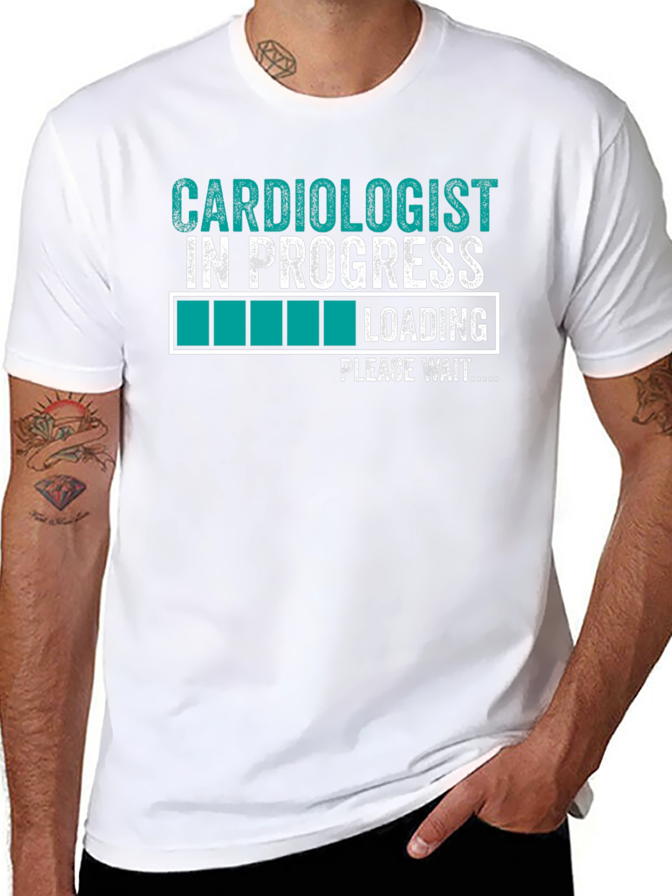 Cardiologist in Progress Loading T-Shirt