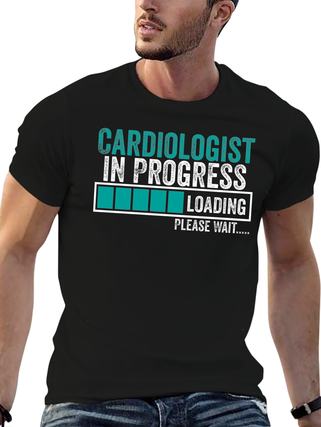 Cardiologist in Progress Loading T-Shirt