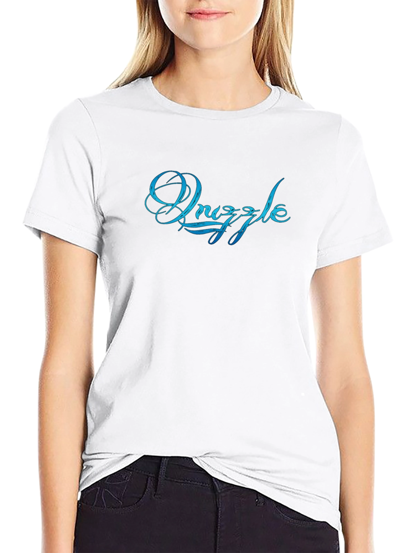 Snuggle Stylish Black Graphic Tee