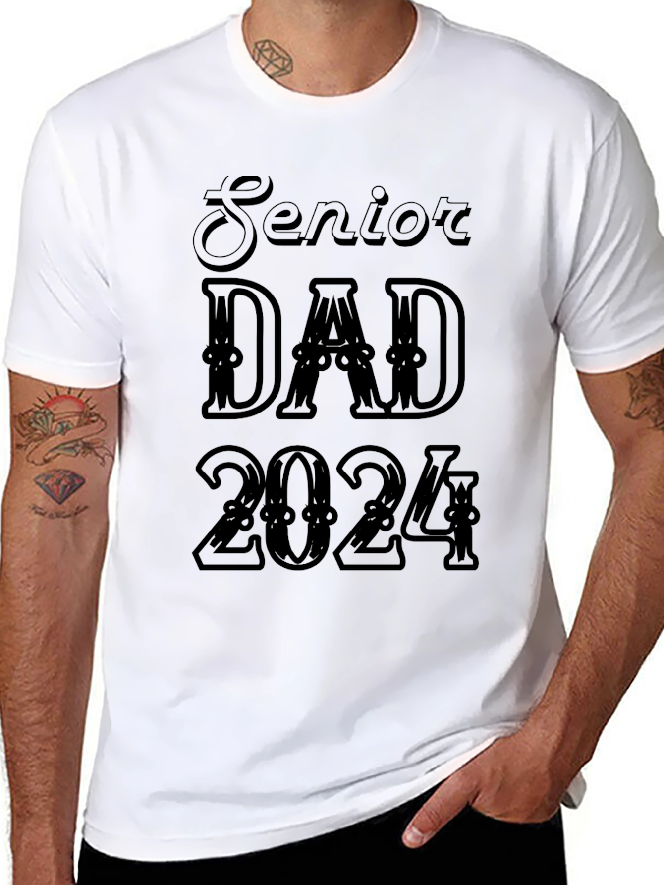 Senior Dad 2024 Graduation T-Shirt