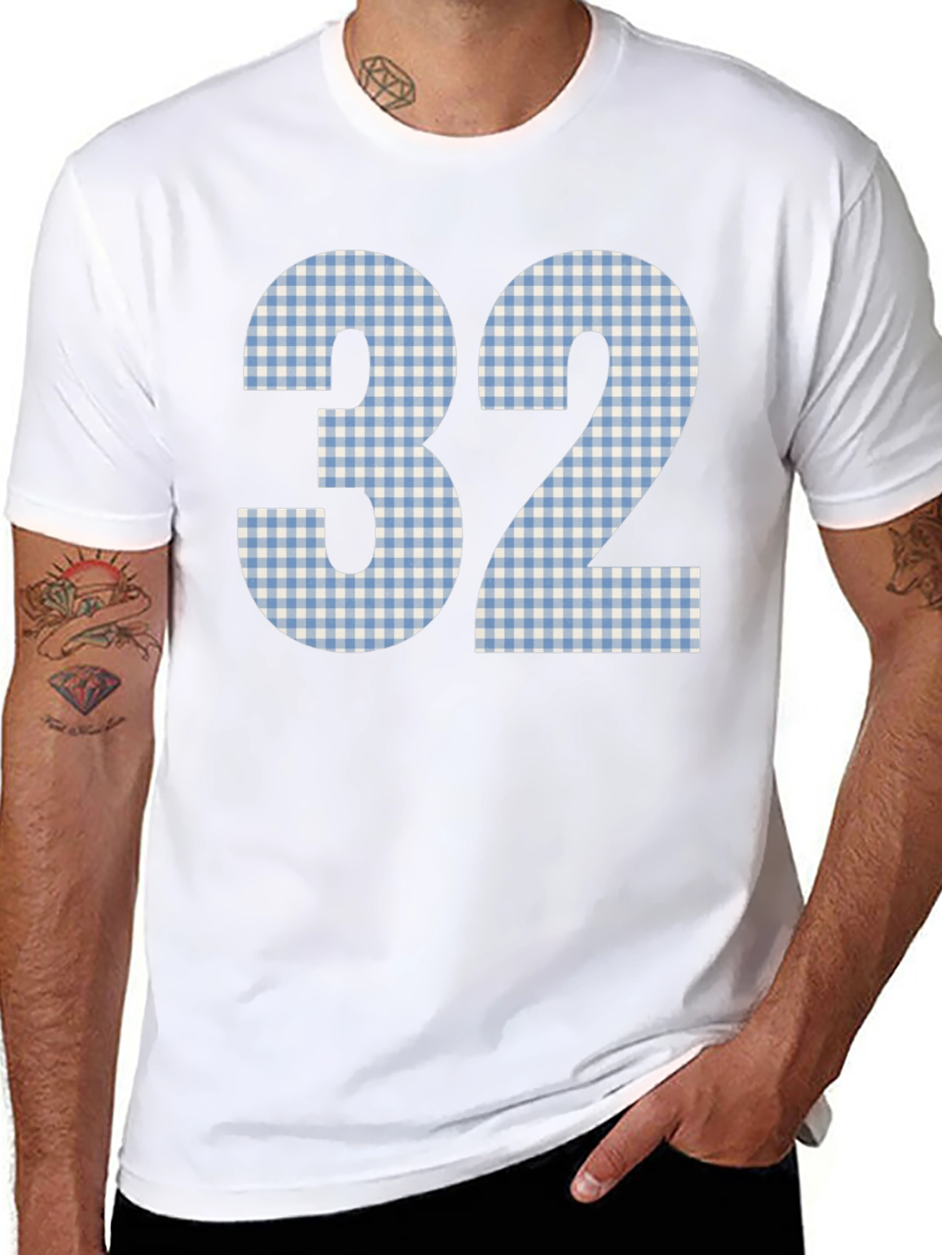 Number 32 Patterned T-Shirt