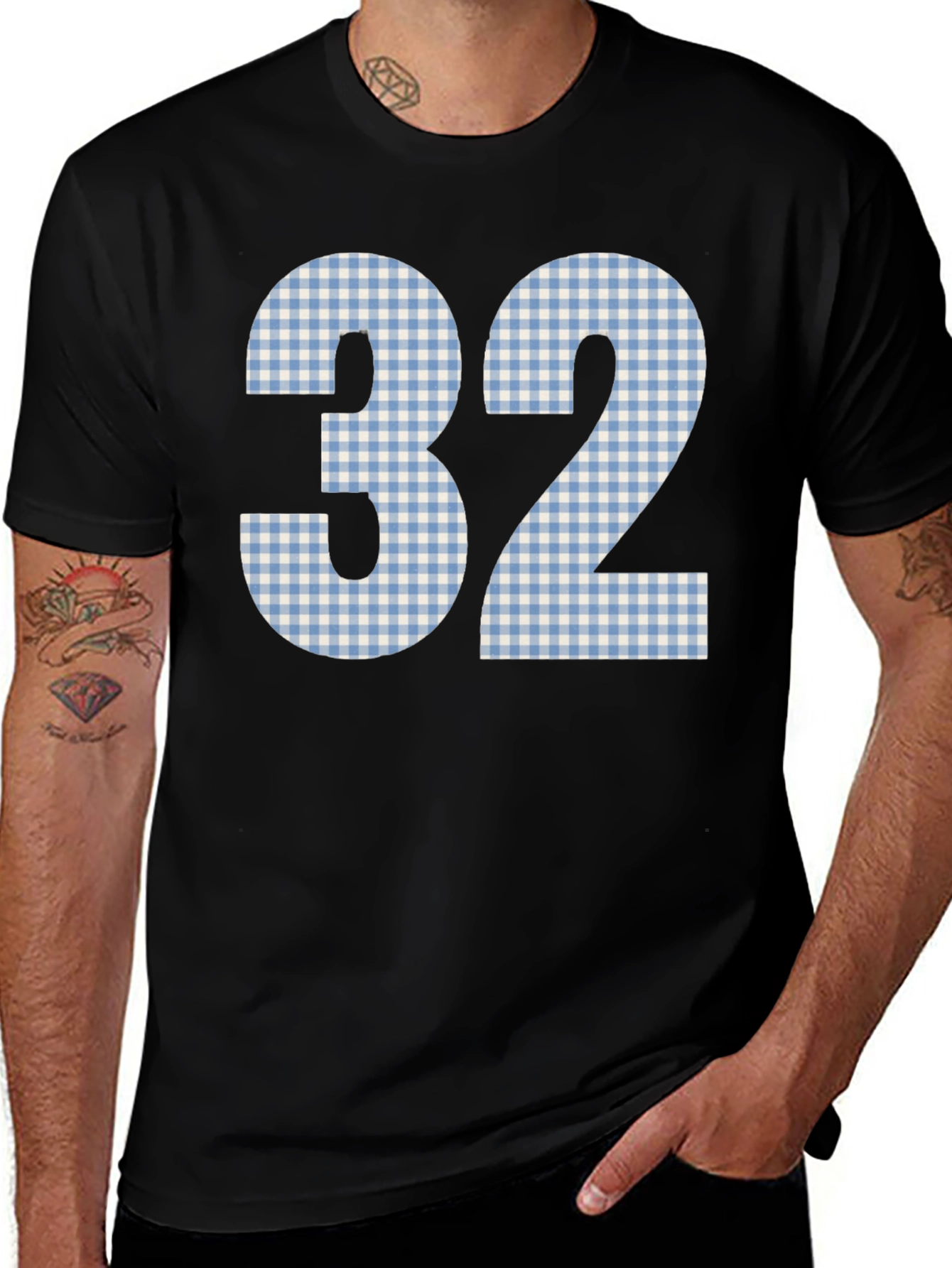 Number 32 Patterned T-Shirt