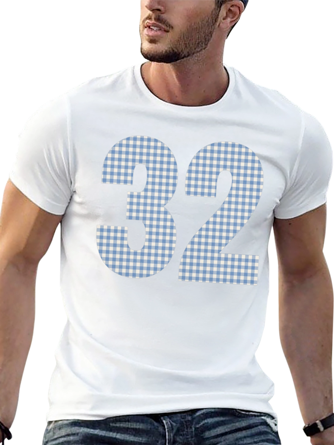 Number 32 Patterned T-Shirt