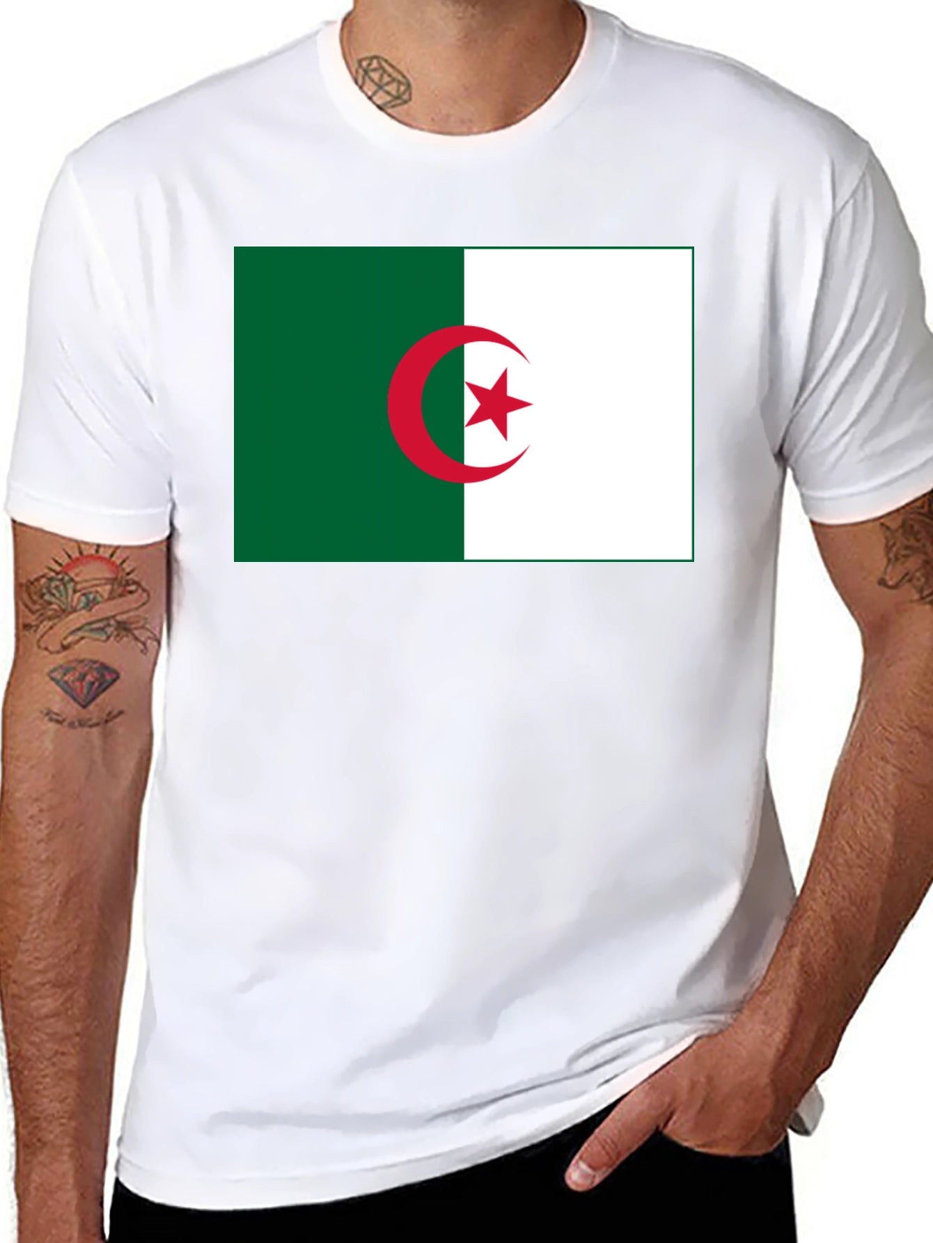 Algeria Flag T-Shirt - National Pride Tee