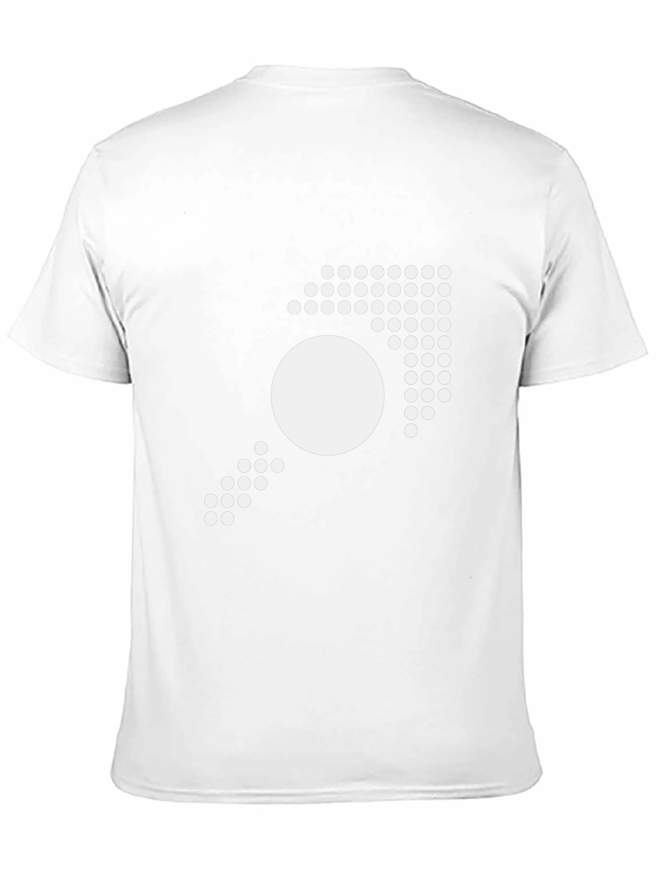 Modern Geometric Graphic Tee - Black Cotton T-Shirt