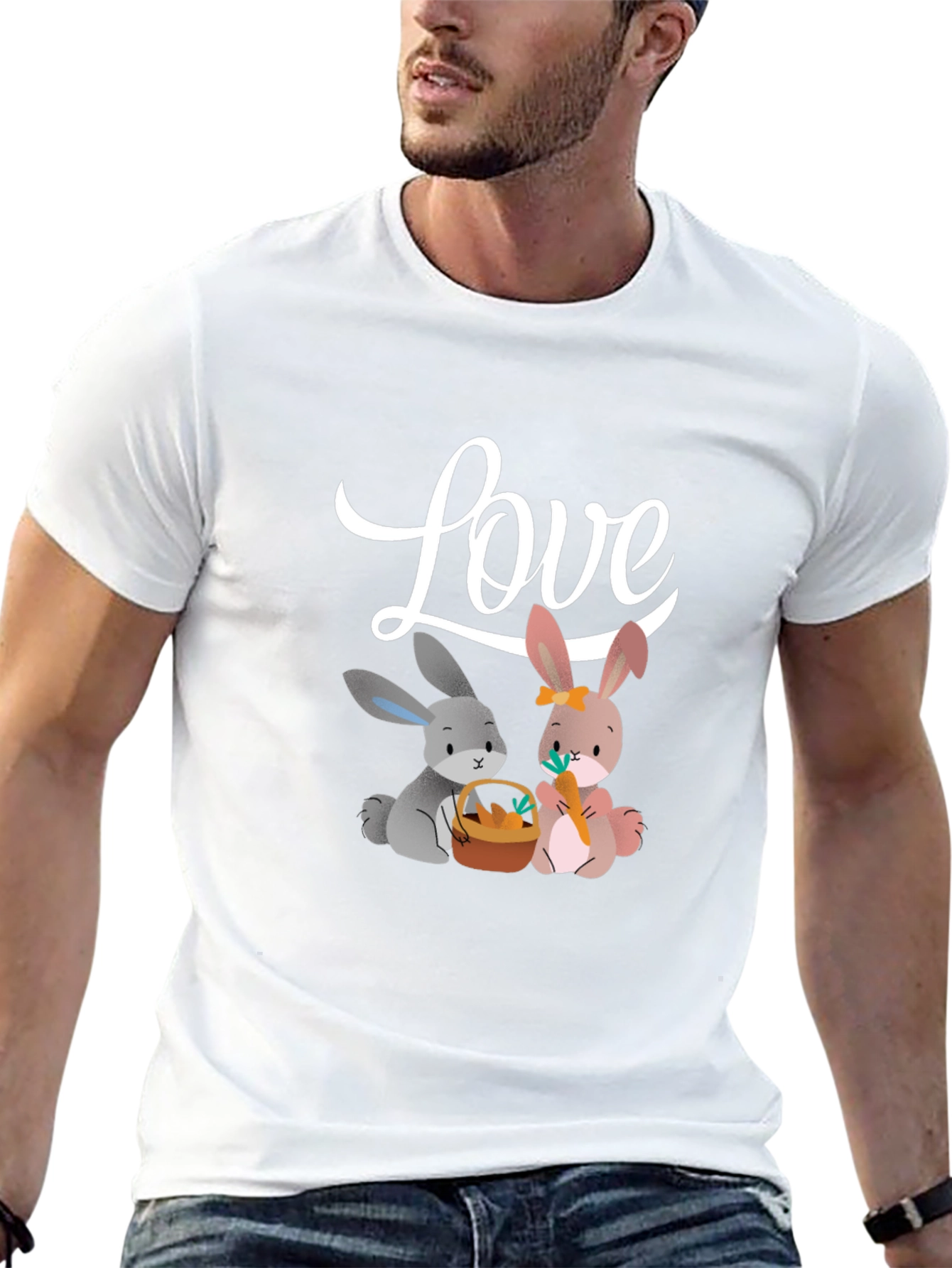 Love Bunny T-Shirt - Easter Rabbits