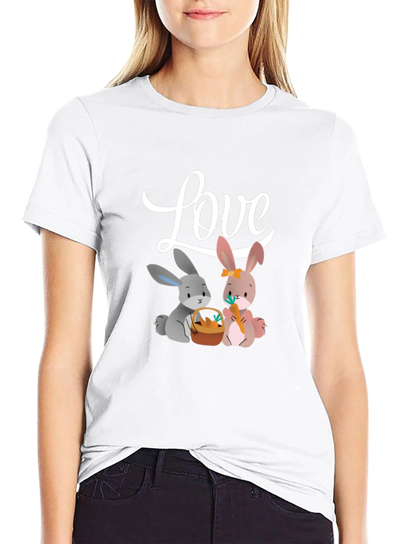 Love Bunny T-Shirt - Easter Rabbits