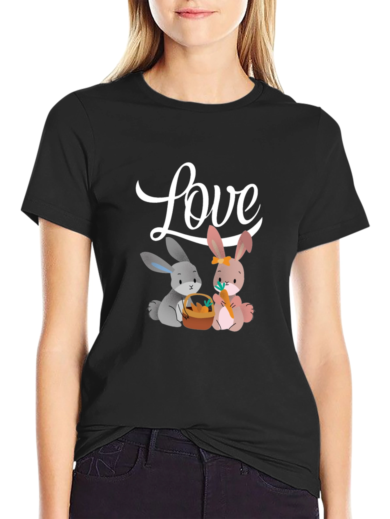 Love Bunny T-Shirt - Easter Rabbits