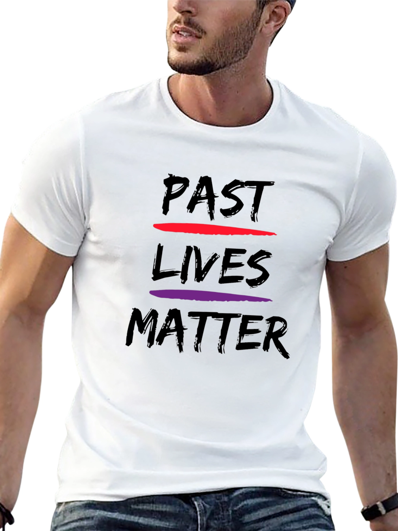 Past Lives Matter Graphic Tee - Black