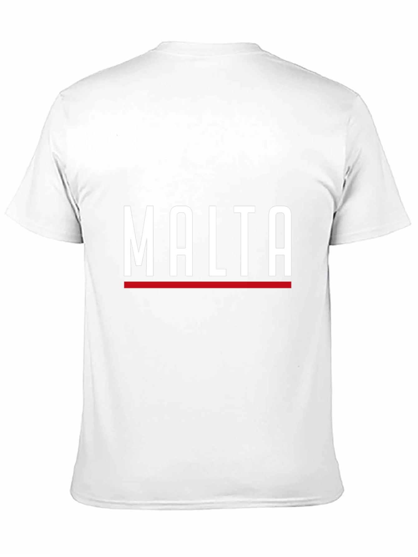 Malta Graphic Tee - Sleek Black Cotton T-Shirt