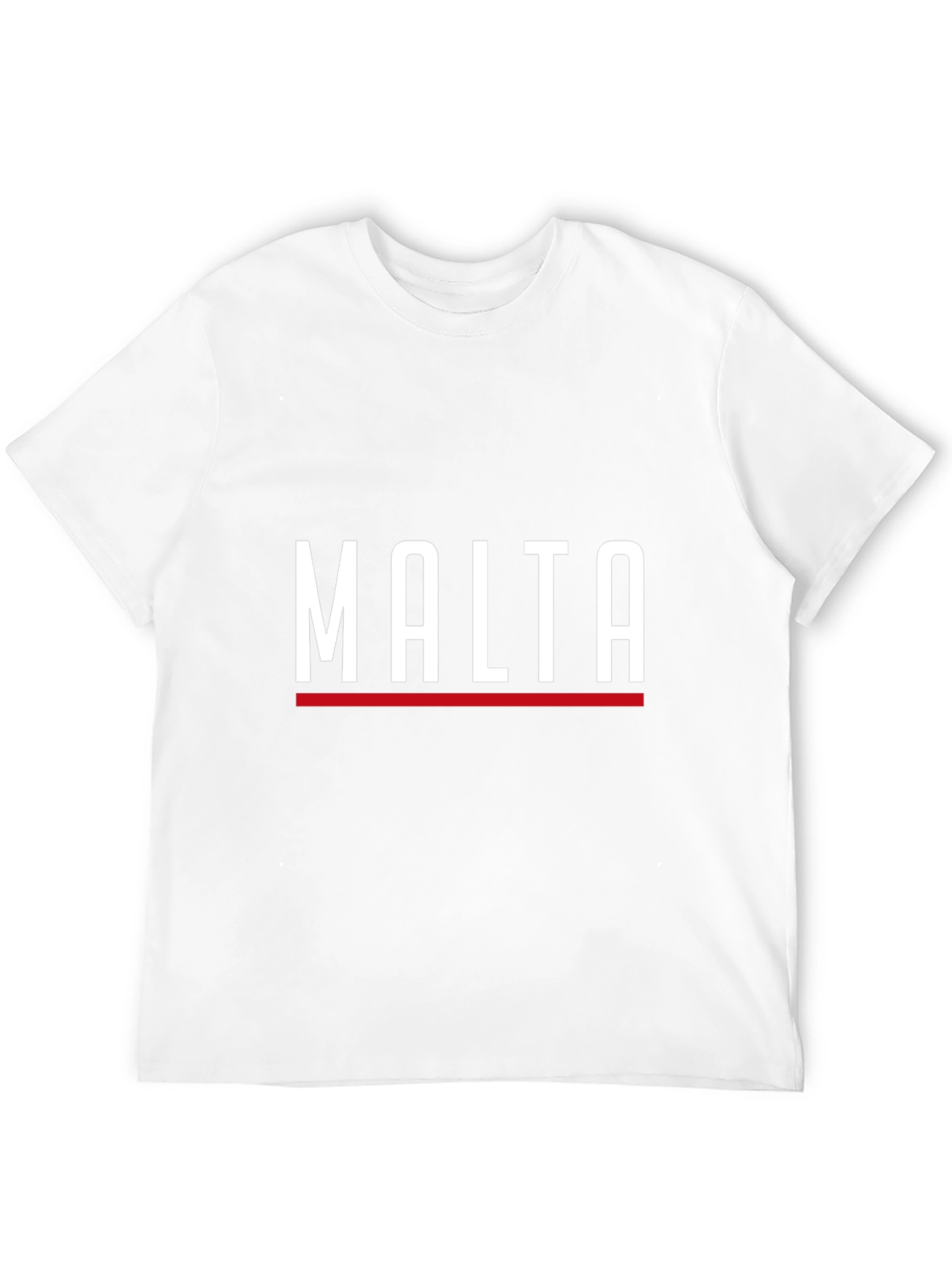 Malta Graphic Tee - Sleek Black Cotton T-Shirt