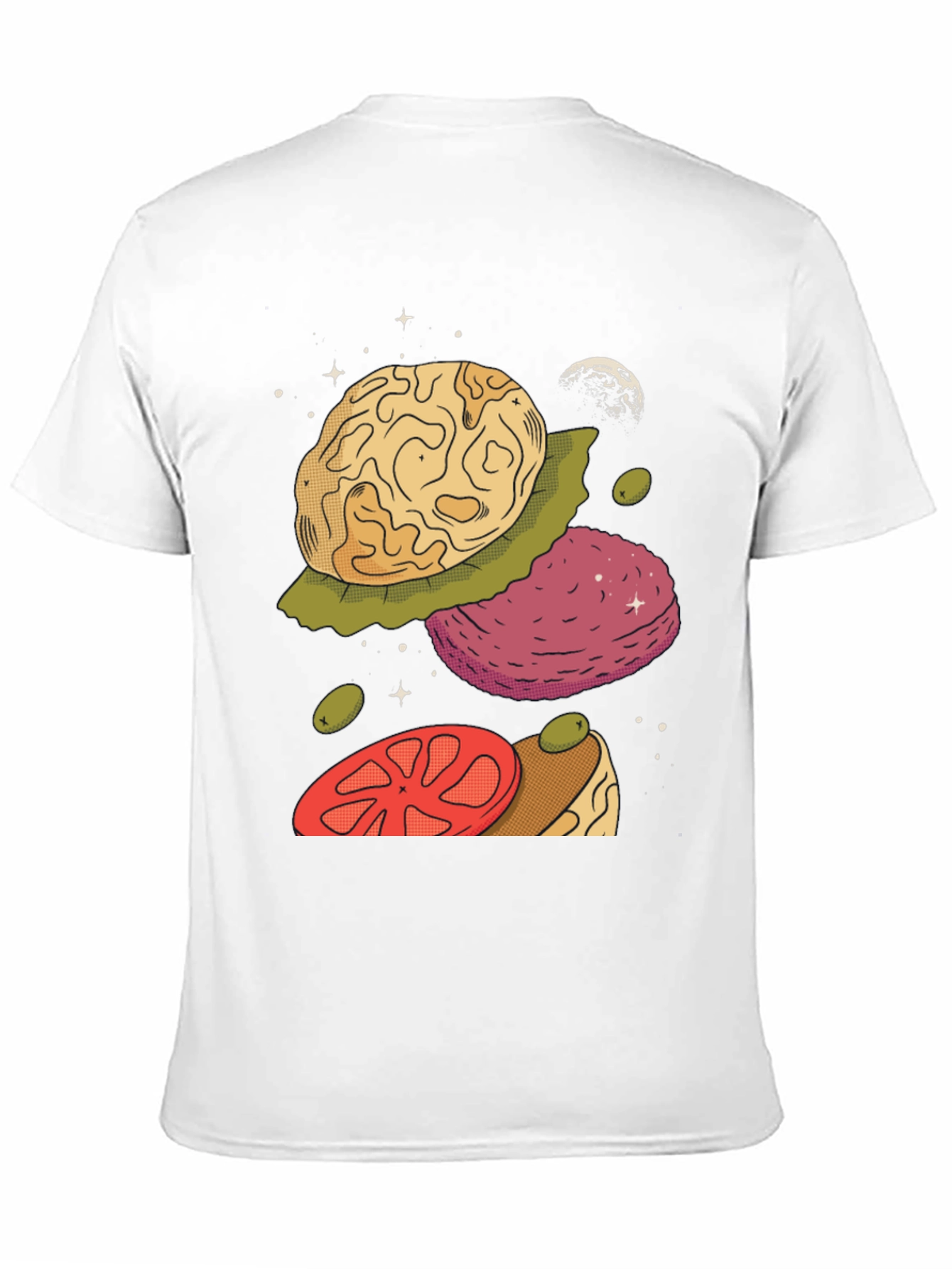 Cosmic Burger Black Graphic Tee
