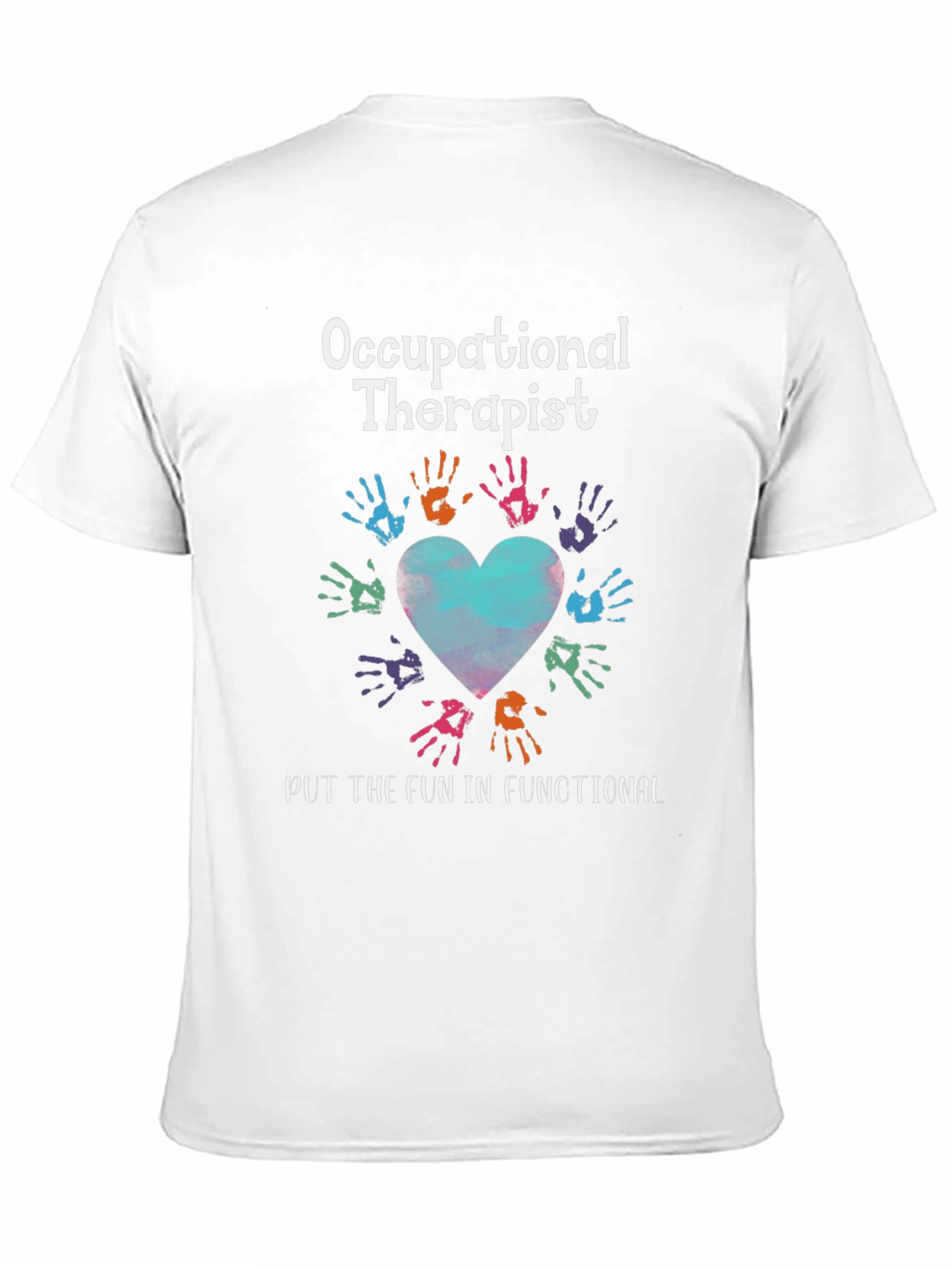 Occupational Therapist T-Shirt - Hand Heart Design