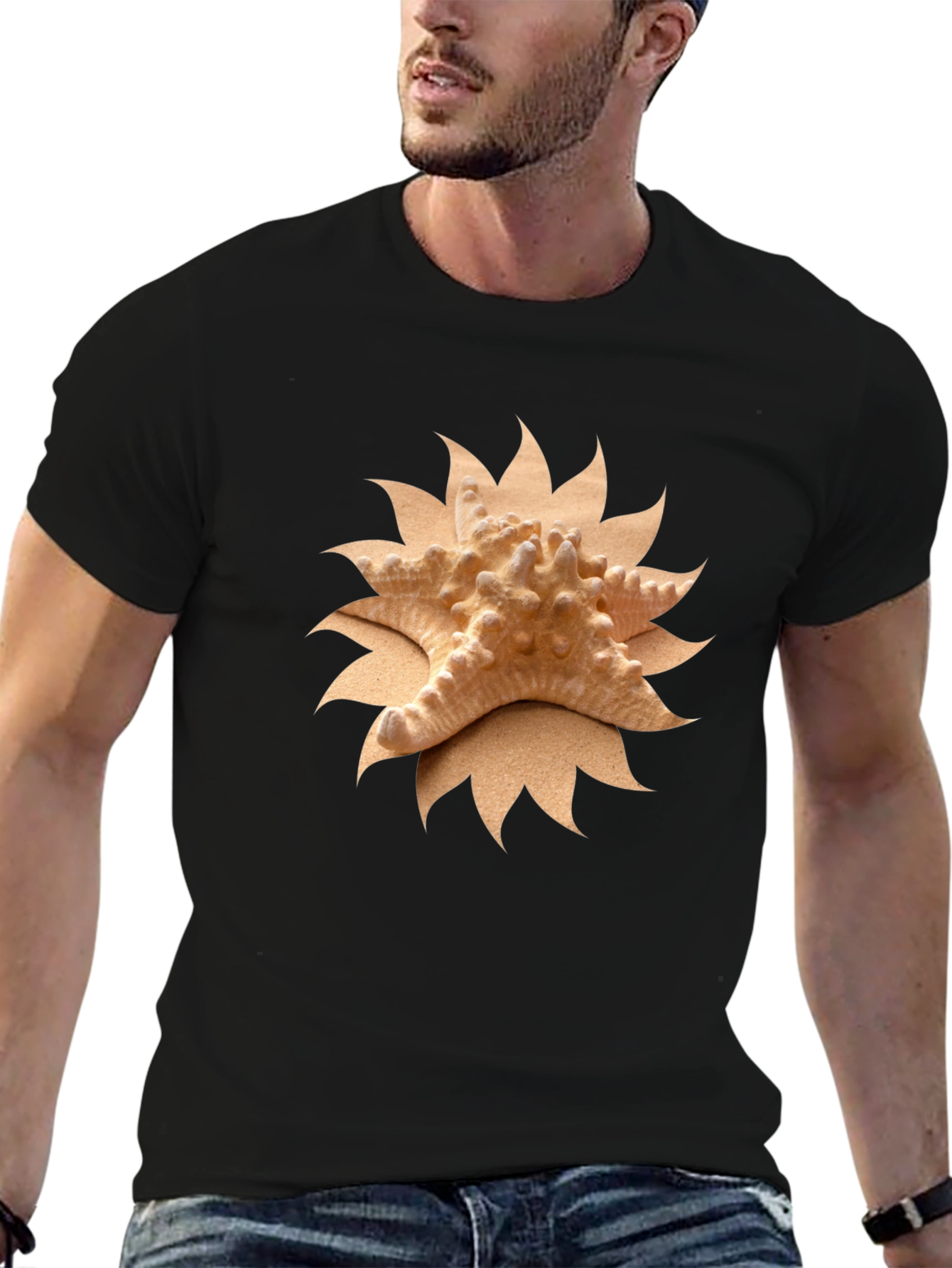 Starfish Graphic Tee - Coastal Style Shirt