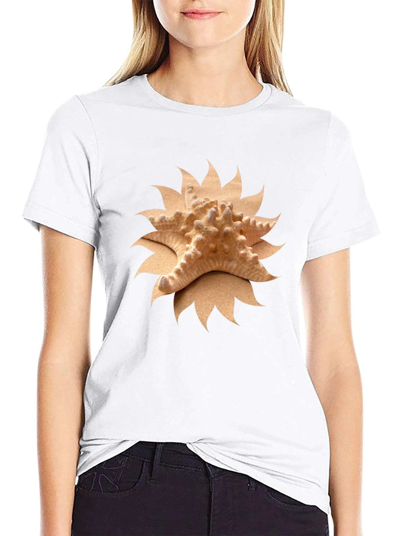Starfish Graphic Tee - Coastal Style Shirt