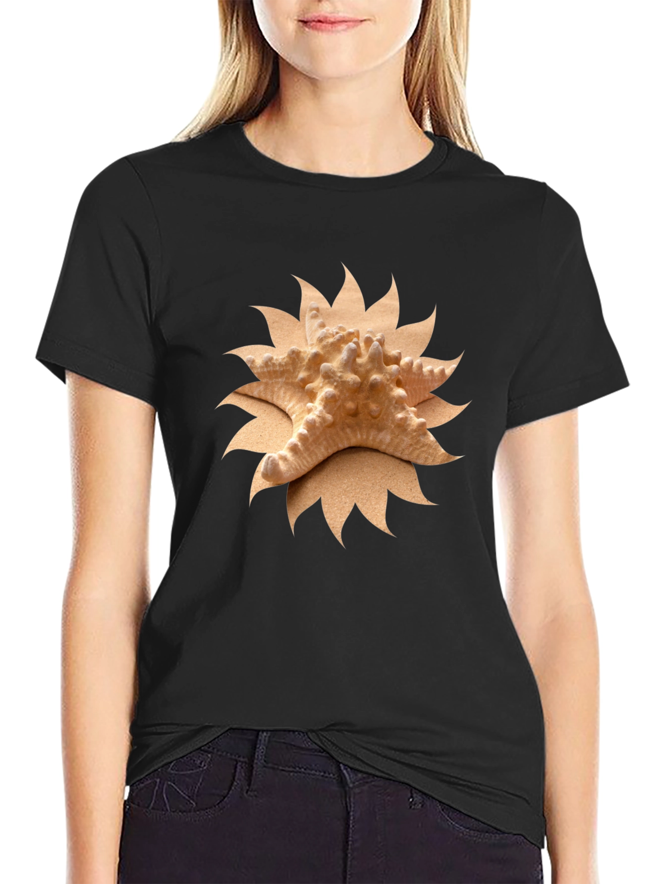 Starfish Graphic Tee - Coastal Style Shirt