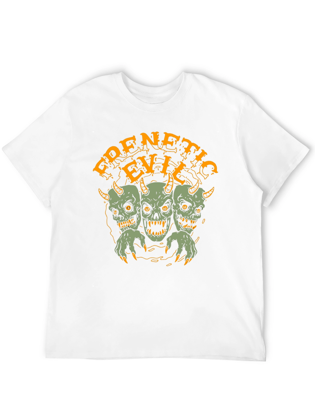 Frenetic Evil Graphic Tee - Mens Black T-Shirt