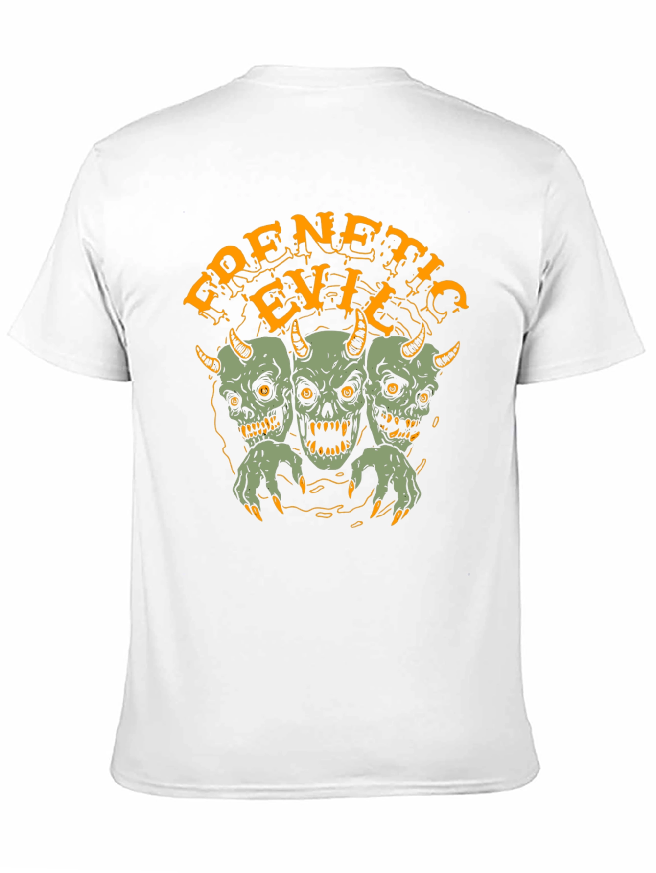 Frenetic Evil Graphic Tee - Mens Black T-Shirt