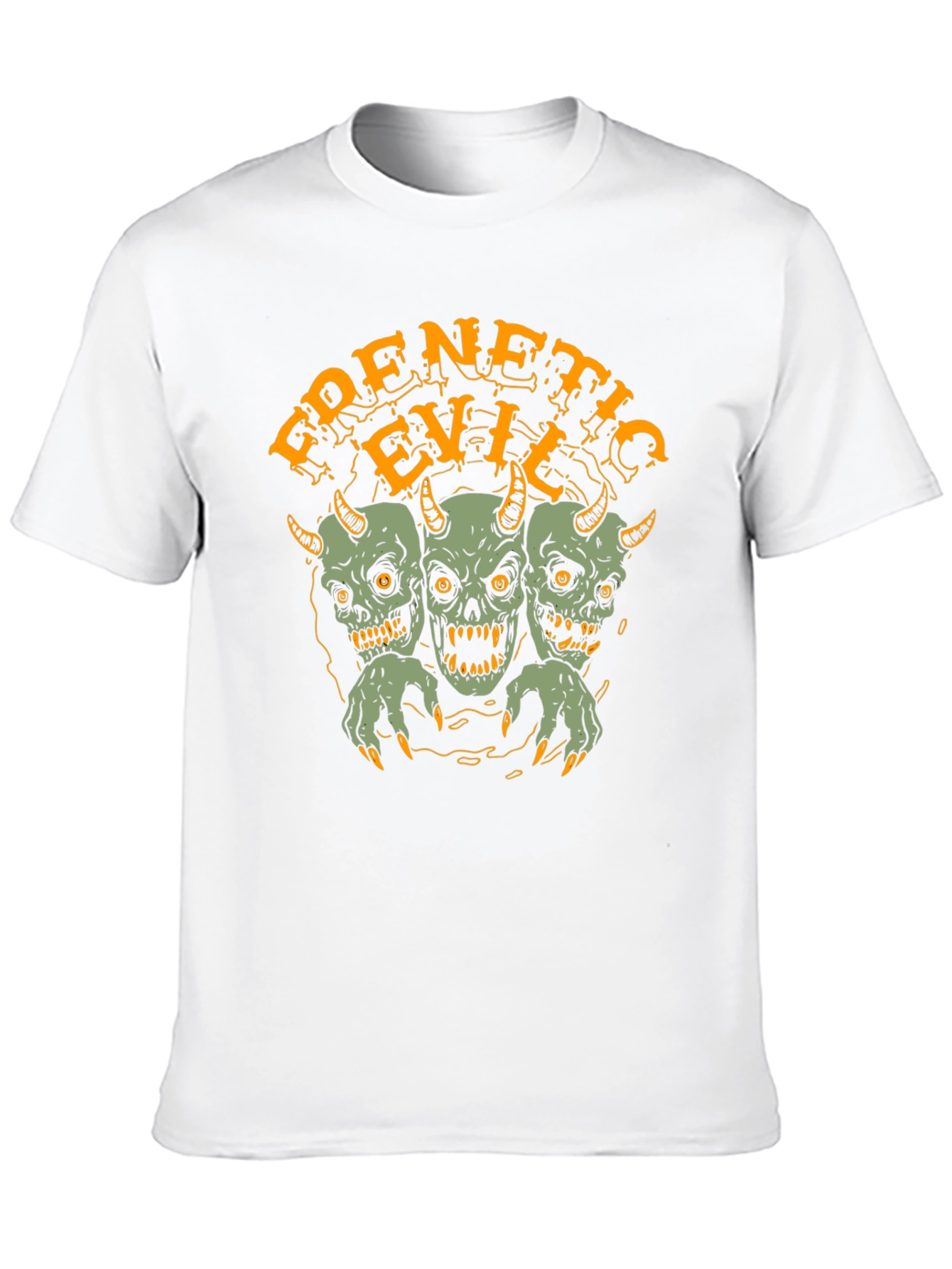 Frenetic Evil Graphic Tee - Mens Black T-Shirt