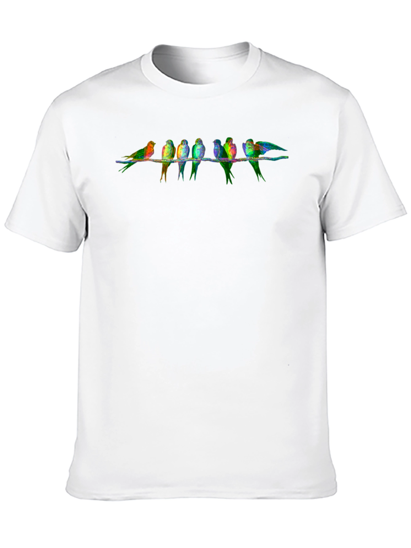 Birds on a Wire Graphic T-Shirt