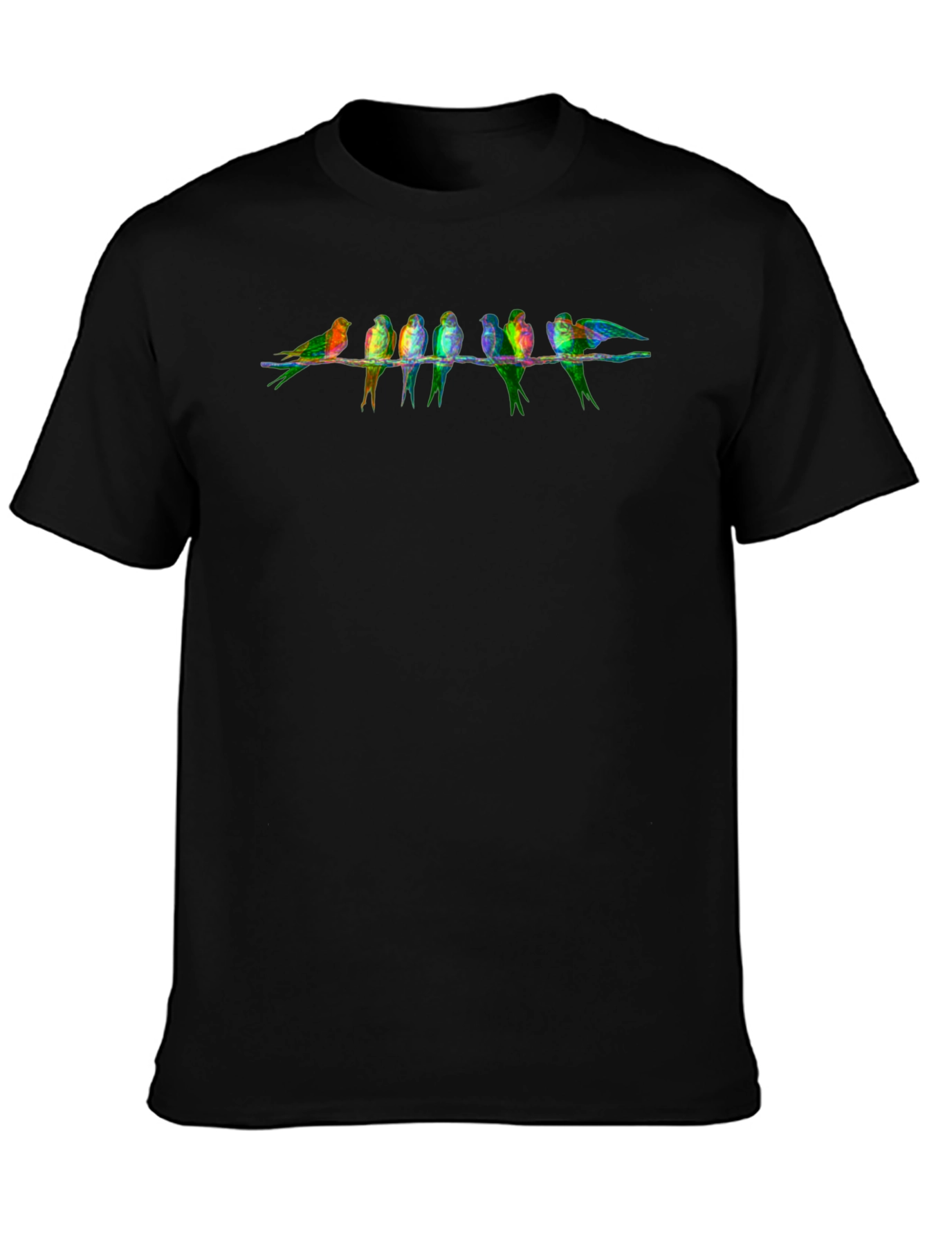 Birds on a Wire Graphic T-Shirt