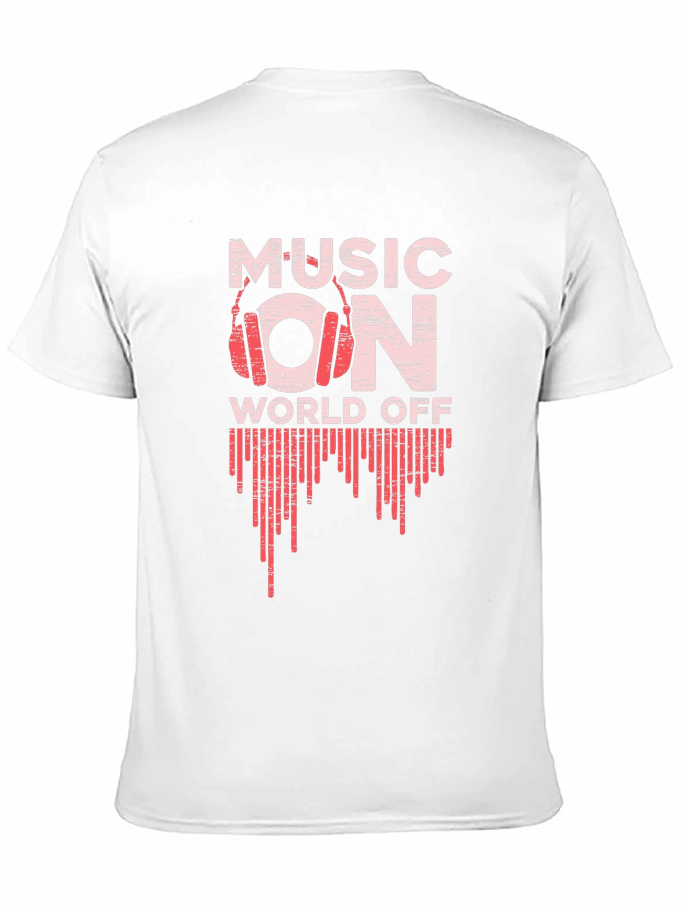 Music On World Off Graphic T-Shirt