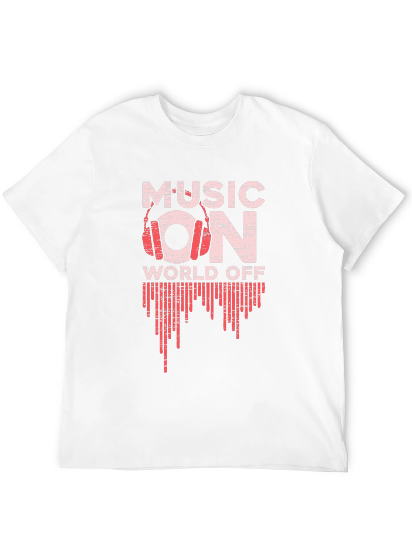 Music On World Off Graphic T-Shirt